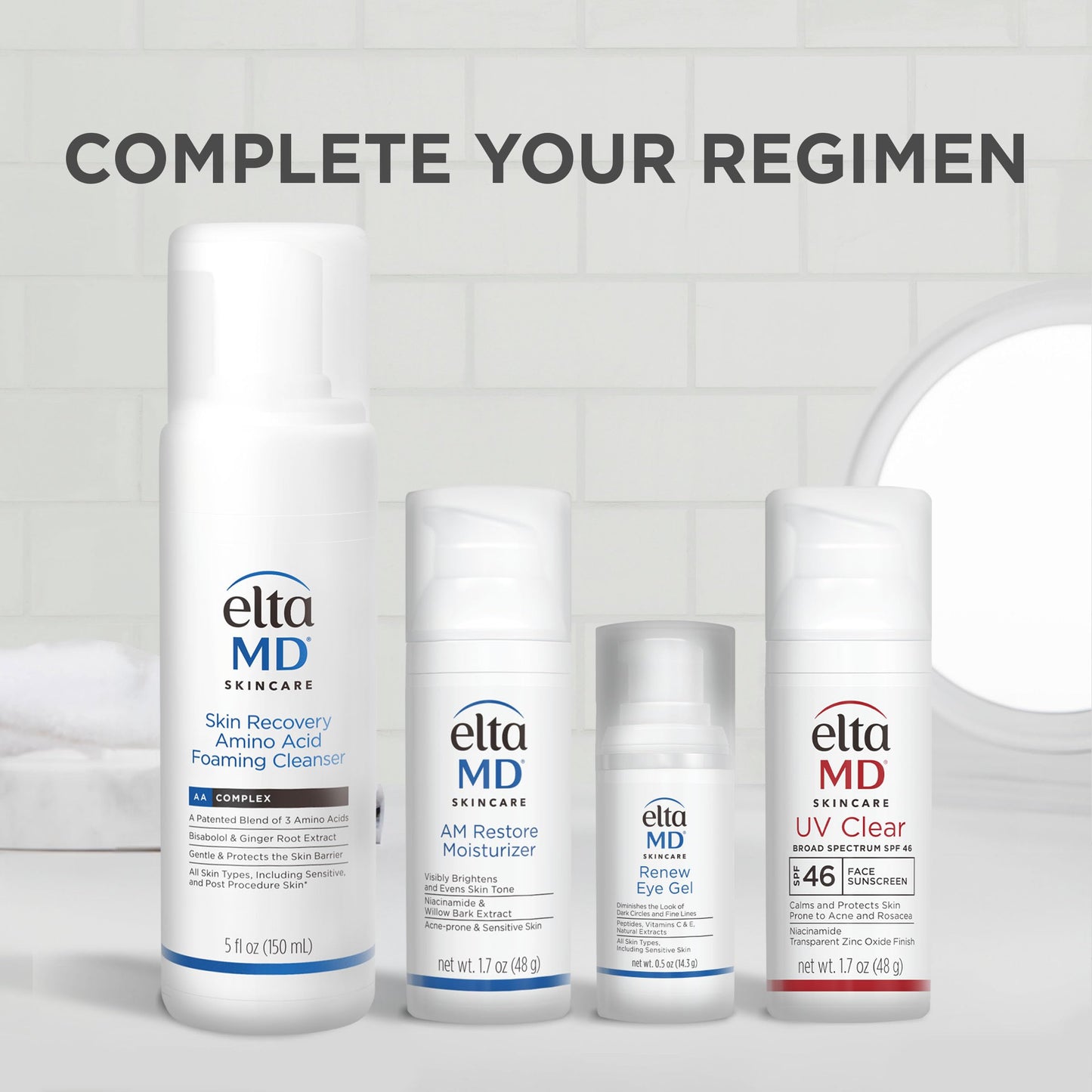 EltaMD Renew Eye Gel, Serum for Dark Circles and Puffiness, Under Eye Serum for Face, Anti Aging, Minimizes Fine Lines and Wrinkles, 0.5 oz Pump