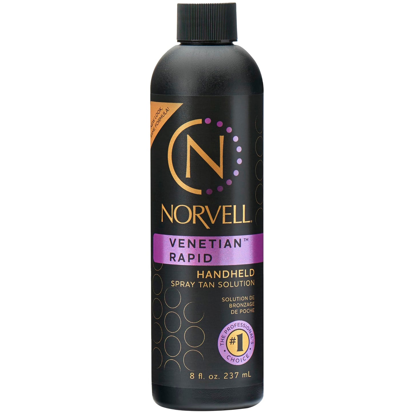 Norvell Premium Rapid Spray Tan Solution Venetian One 8oz – Fast-Drying, Streak-Free, Long-Lasting Natural Bronze Glow