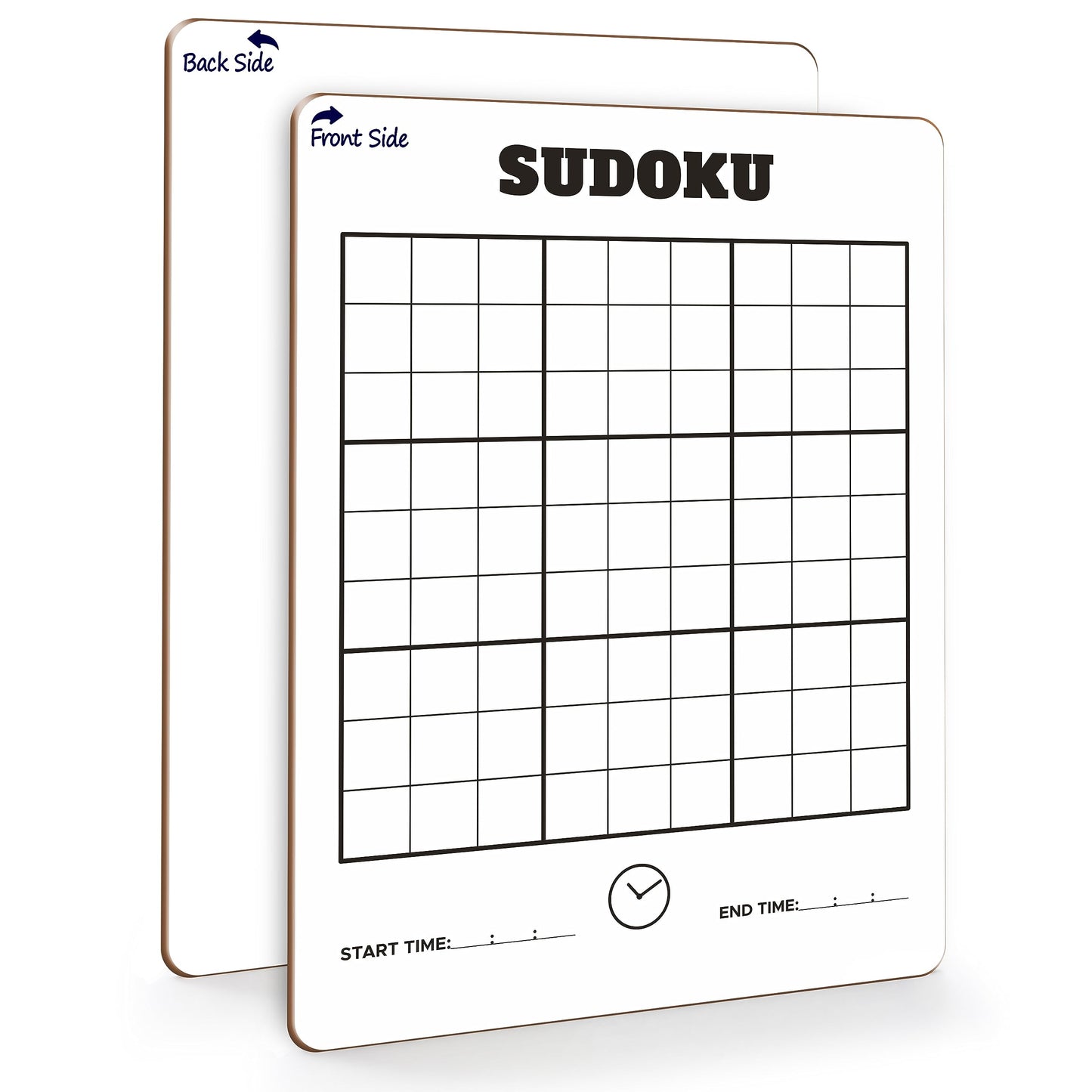 SCRIBBLEDO Dry Erase Sudoku for Kids Sudoku Puzzles for Adults All Ages 9āx12ā White Board Easy Hard Sudoku Math Educational Game Whiteboard