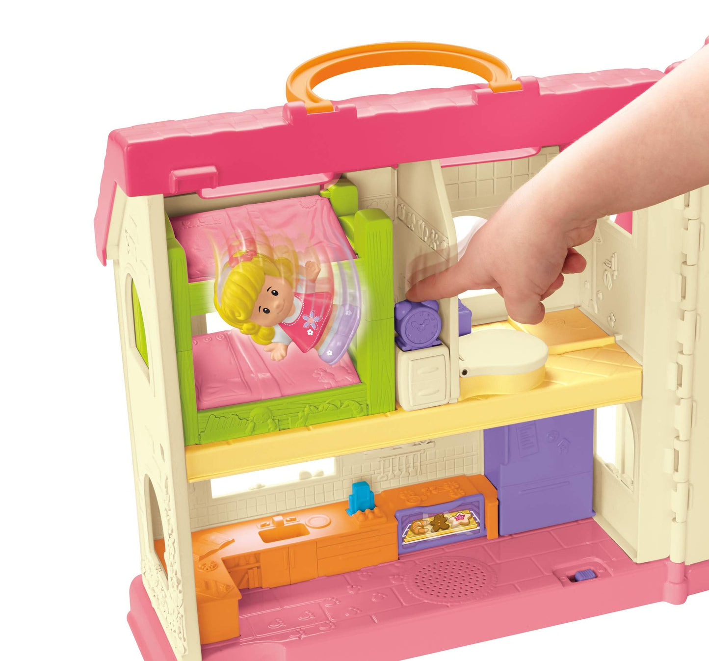 Fisher-Price Little People Musical Playhouse Toy with Figures & Accessories for Toddlers 1+ – Surprise & Sounds, Amazon Exclusive