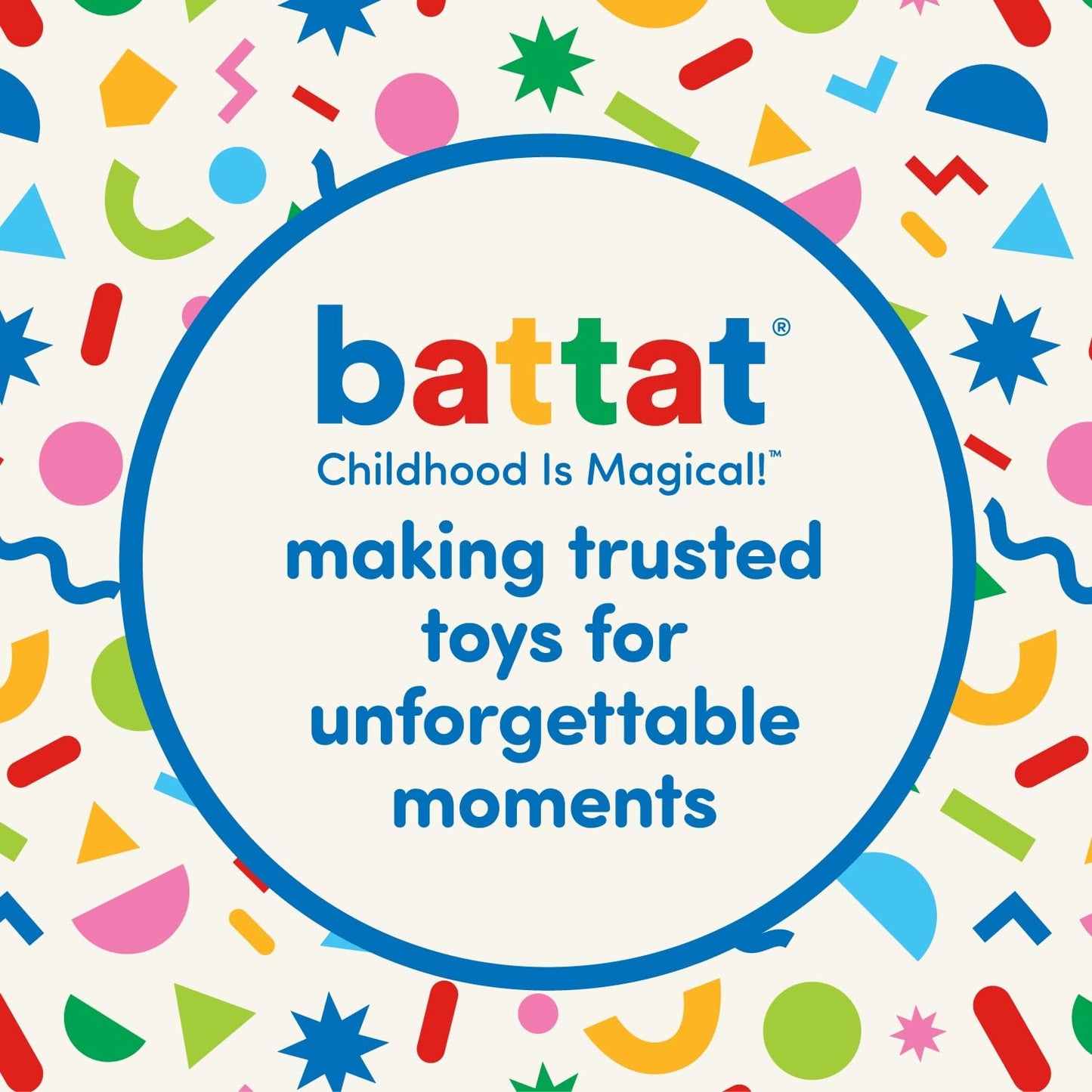 Battat – Classic Trains – 6 Pieces Wooden Railroad Set – Magnetic Toy Trains – Train Engines & Cars – 3+ Years– Wooden Locomotives & Freight Cars