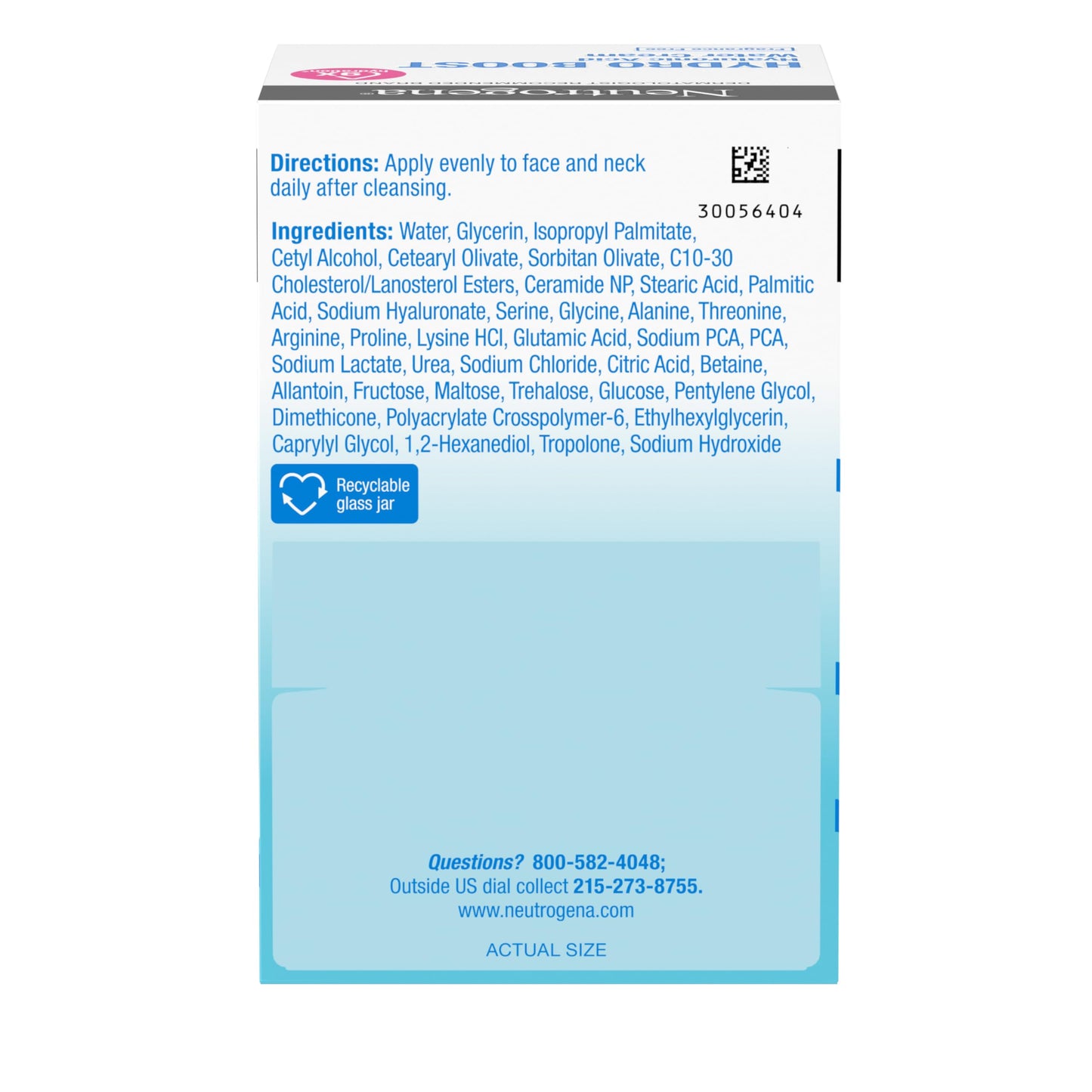 Neutrogena Hydro Boost Skincare Set – Fragrance-Free Gel Cream Moisturizer 1.7 fl oz + Hydrating Gel Cleanser 0.5 fl oz