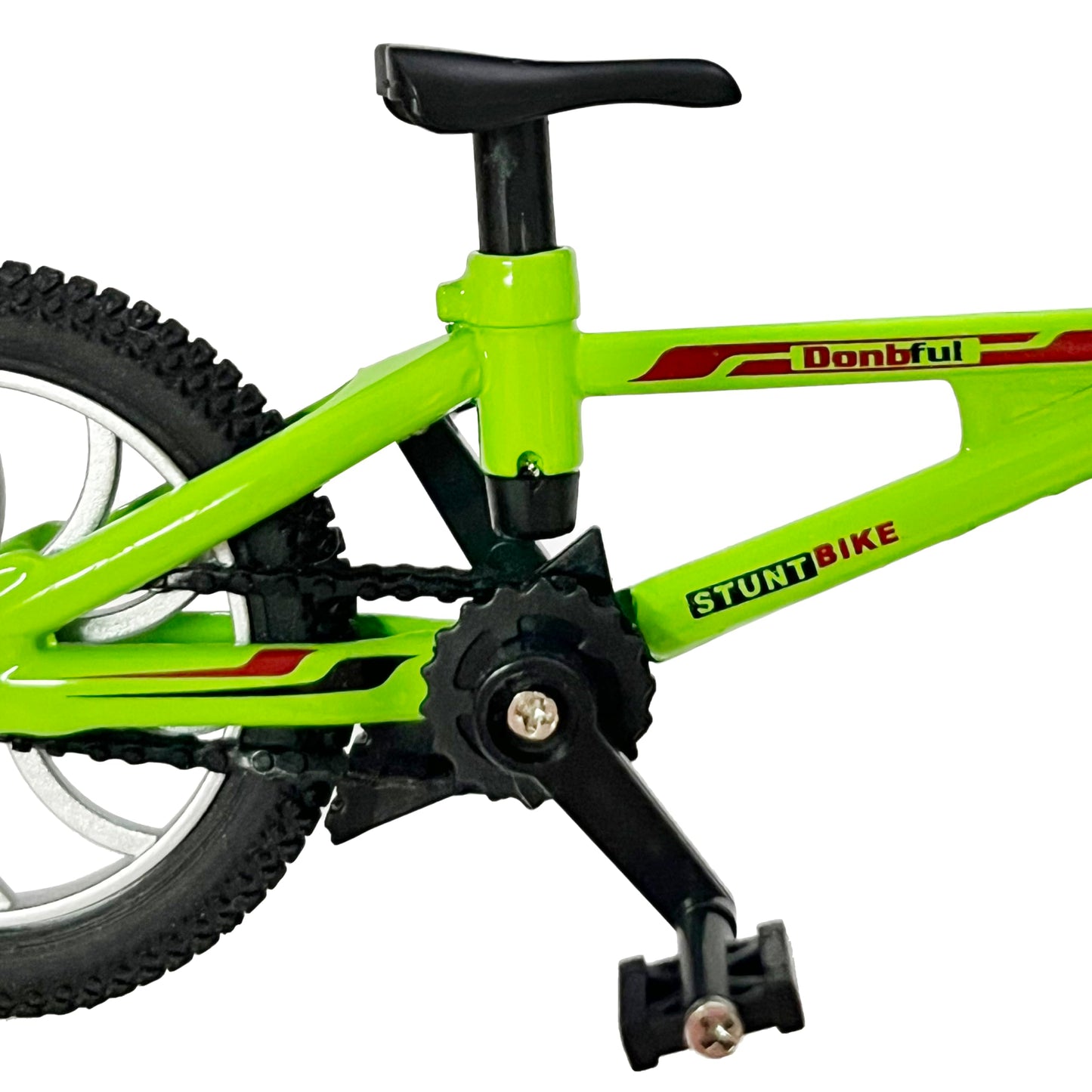 Mini Finger Bike Toy – Alloy Mountain Bicycle Model with Tools, Movable Parts, Gift for Kids & Collectors (Green)