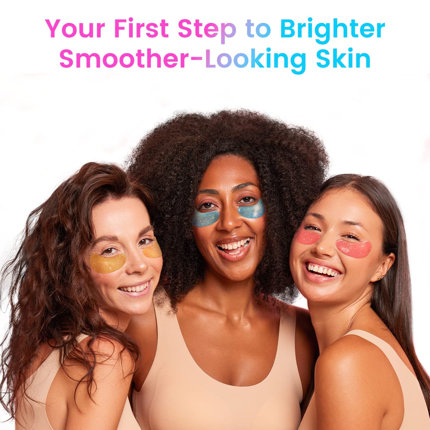 Onespring Under Eye Patches (24 Pairs) – Gel Pads for Wrinkles, Puffiness, Dark Circles & Eye Bags, Collagen Eye Mask for Refreshing Eyes