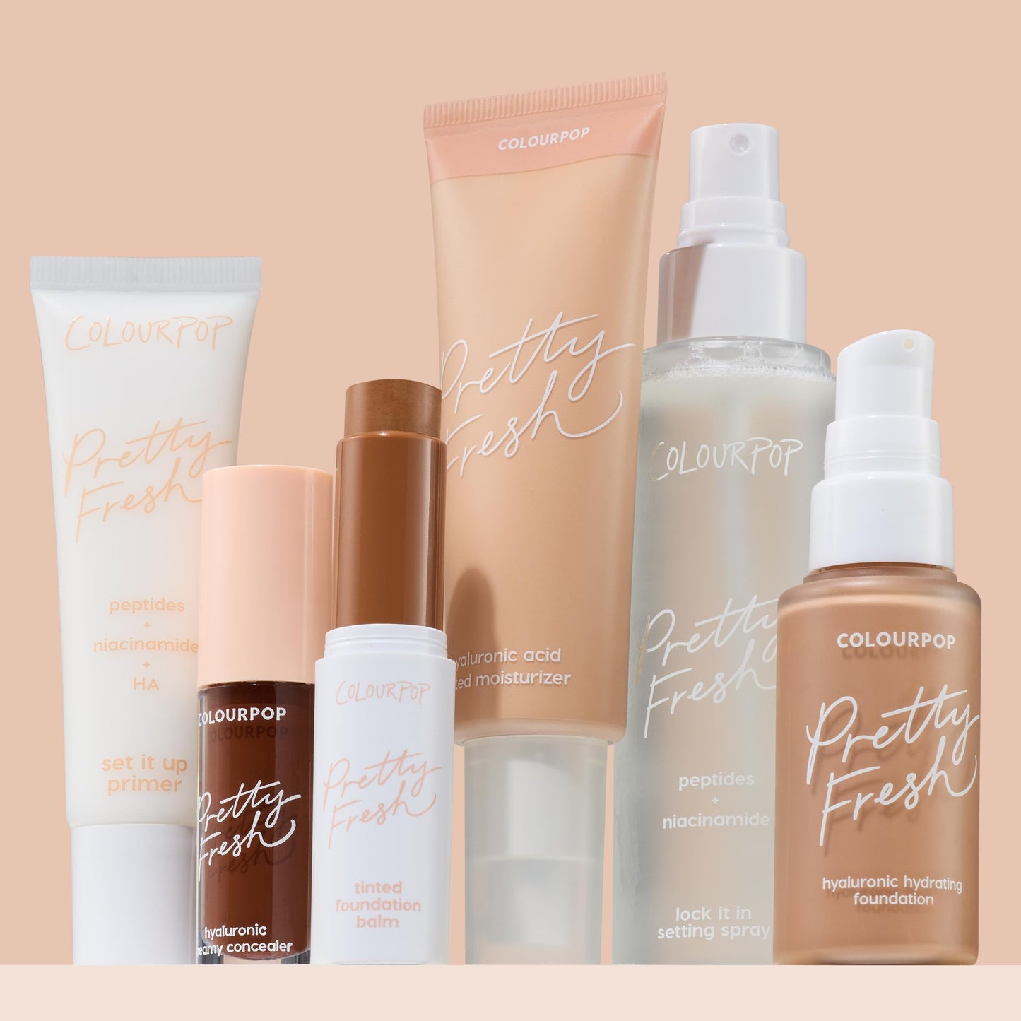 ColourPop Pretty Fresh Tinted Moisturizer – Hydrating Skin Tint with Hyaluronic Acid & Coconut Water, Lightweight Coverage, Light 8N, 1.45 oz
