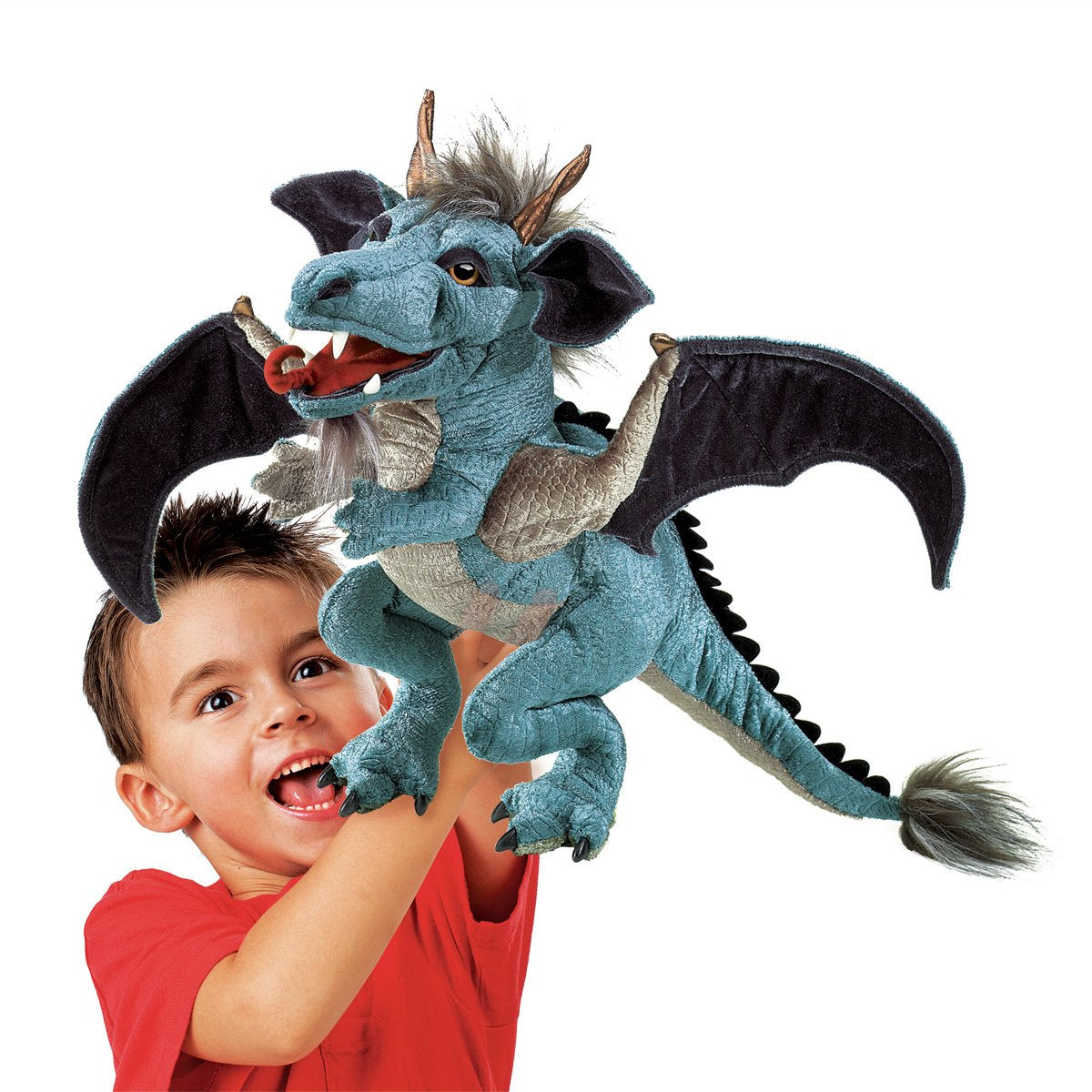 Folkmanis Sky Dragon Hand Puppet, Multi-Colored (2958)