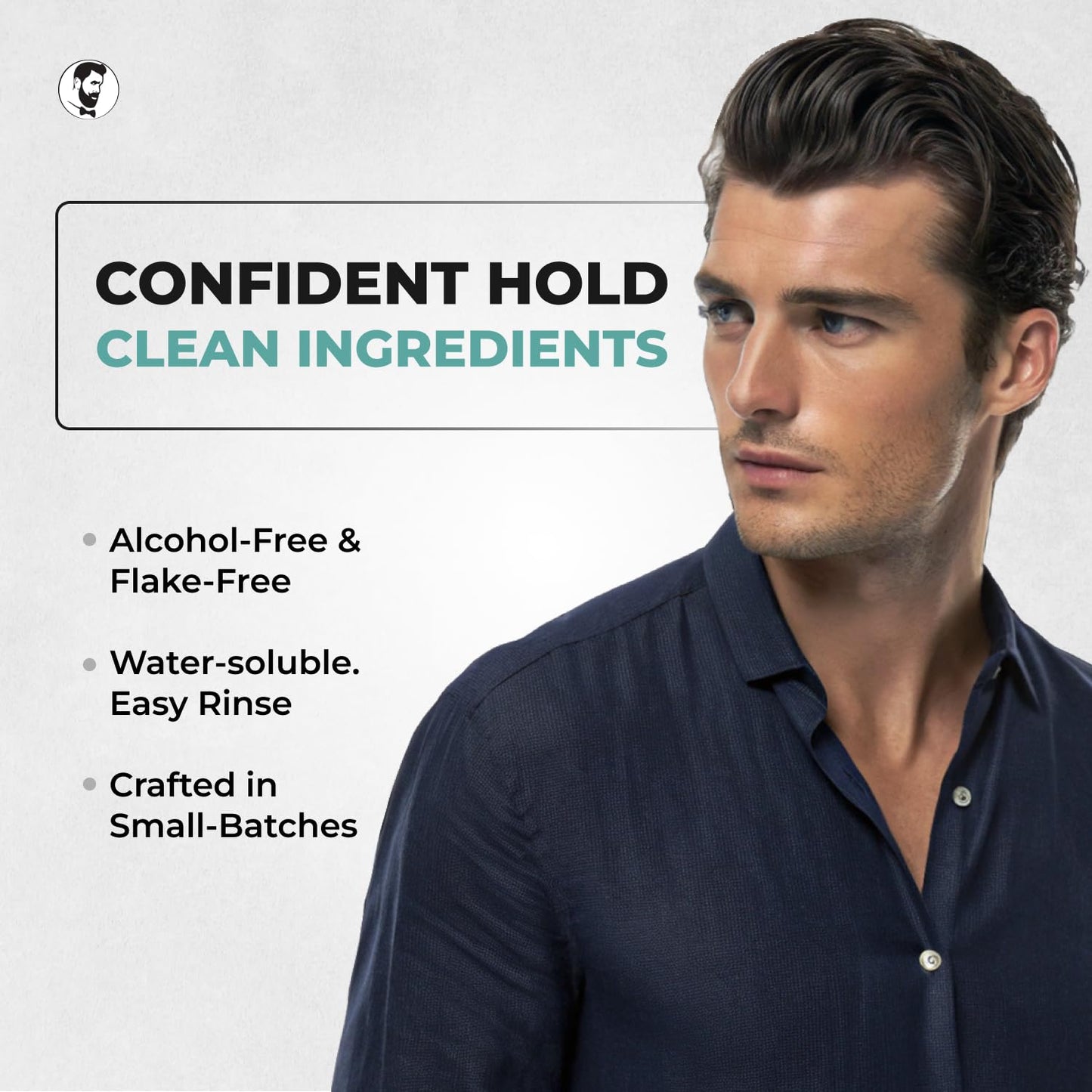 Gentlemen Republic Refined Hair Gel for Men 16oz | 24-Hour High Hold & Shine | Alcohol-Free, No Beeswax or Parabens | Humidity Resistant Styling Gel