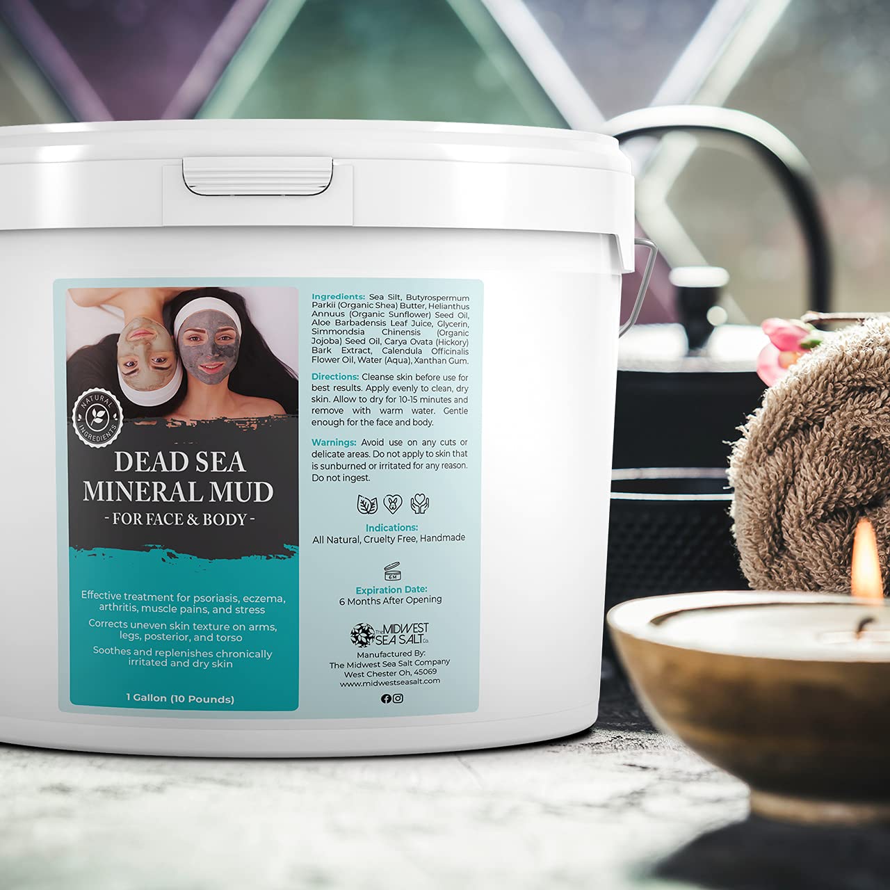 Dead Sea Black Mud - 10 lbs.