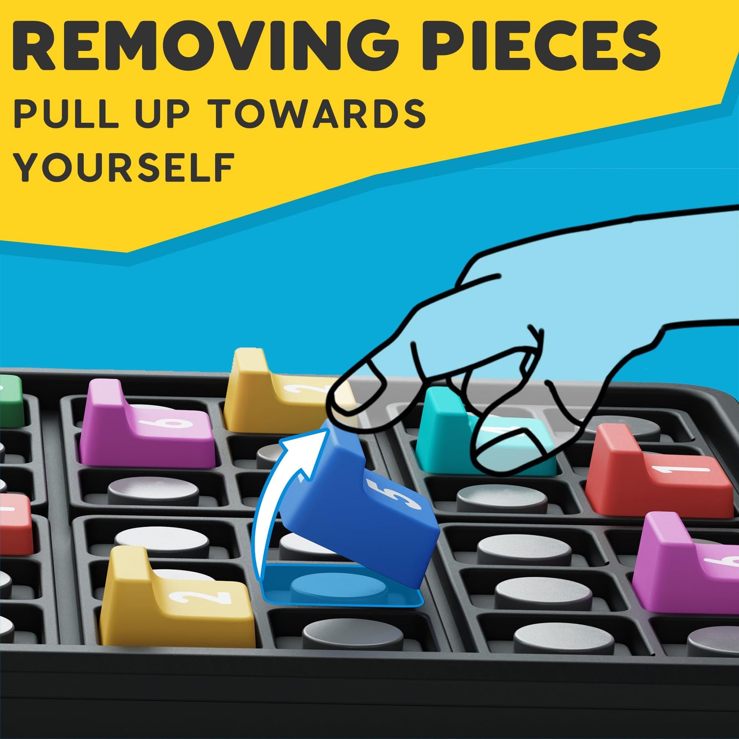 GiiKER Smart Sudoku Puzzle Game – 2500 Challenges Brain Teaser for Kids, Travel Game & Birthday Gift, Easter Basket Stuffers for All Ages