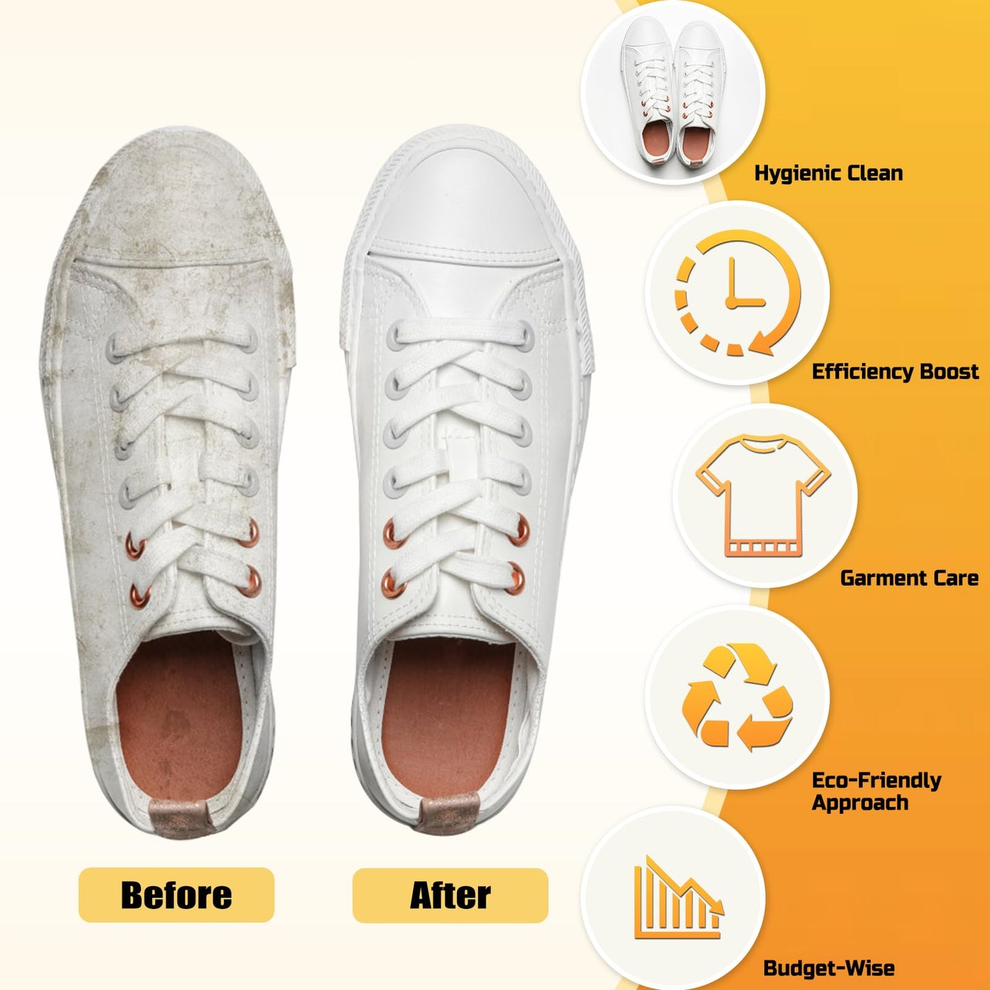 Shoe Washing Machine Bag, Shoe Laundry Bag, Shoe Washing Bag for Washer and Dryer, Yellow