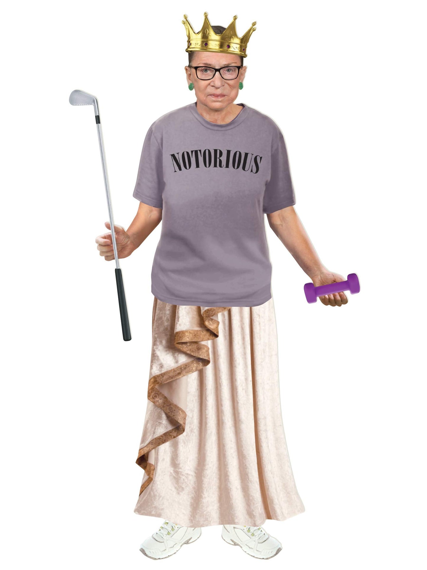The Unemployed Philosophers Guild RBG Ruth Bader Ginsburg Dress to Dissent Mix and Match Magnetic Wardrobe - Play Set for Your Fridge (35+ Pieces)