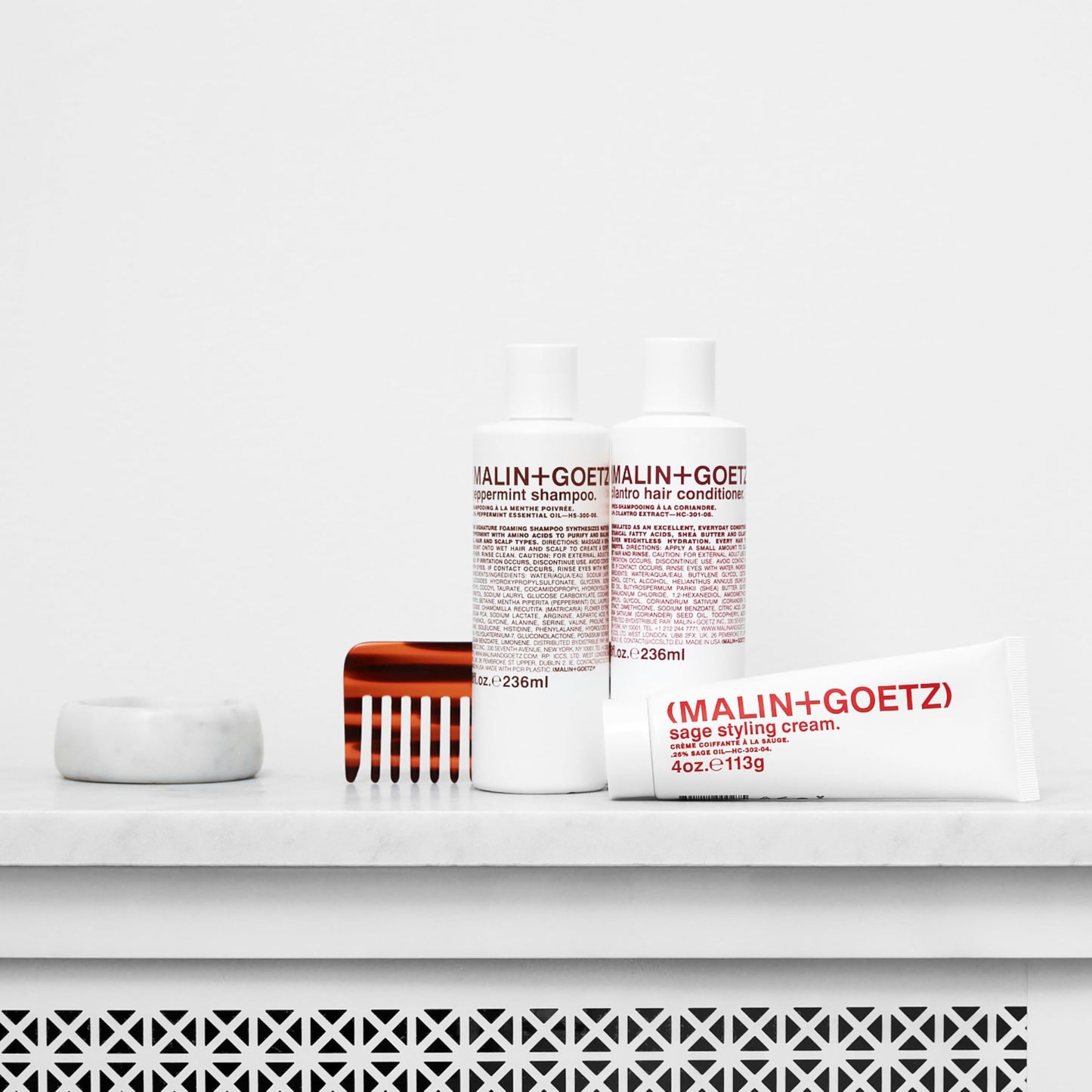 MALIN+GOETZ Women's Sage Styling Cream, White, 4 Fl Oz