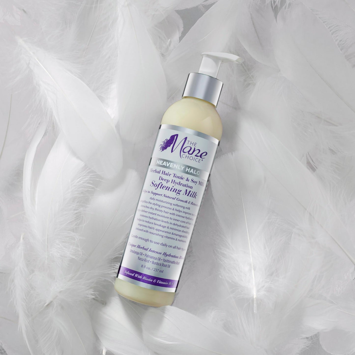 The Mane Choice Heavenly Halo Herbal Hair Tonic & Soy Milk Deep Hydration Softening Milk, 8 Ounce