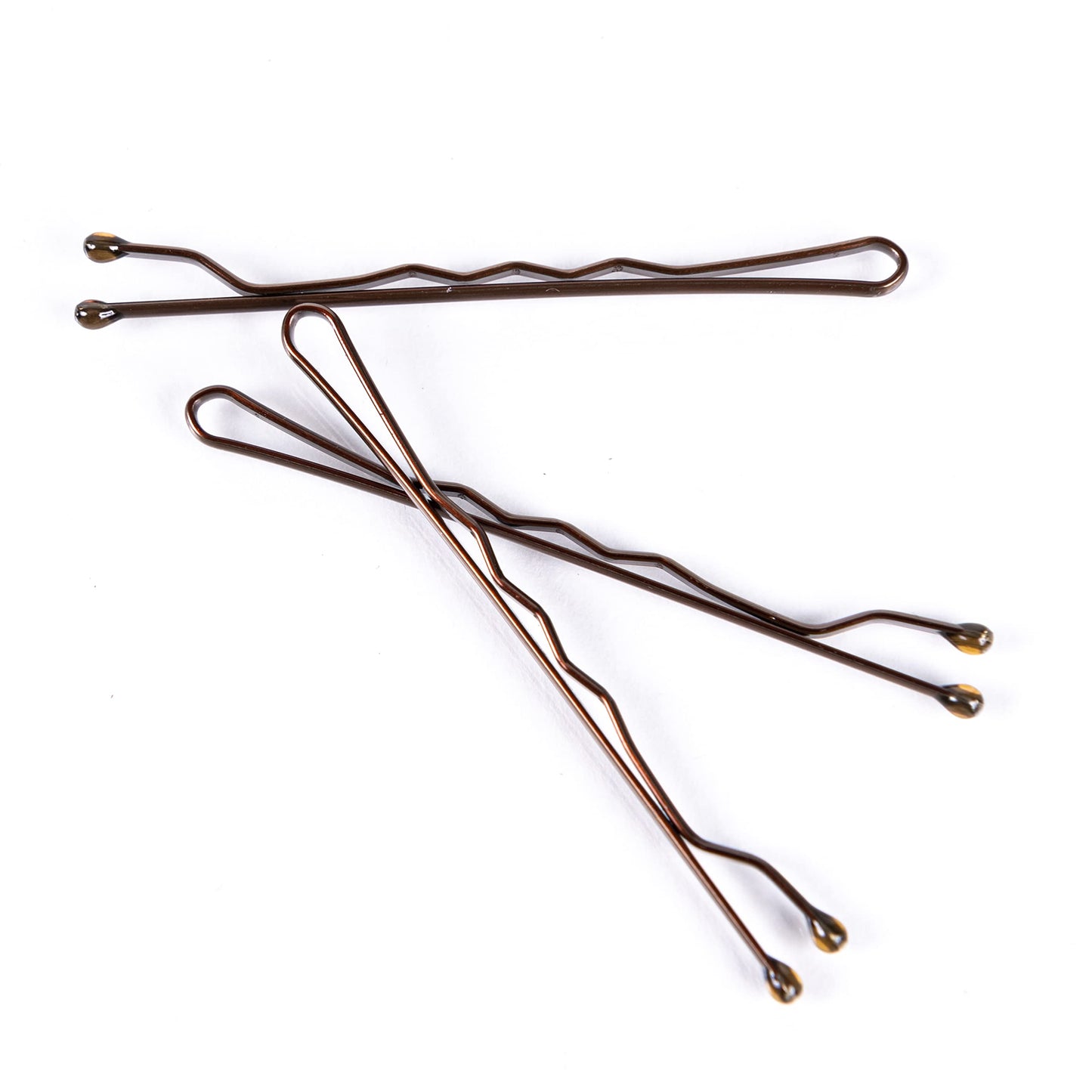 Amazon Basics Bobby Pins, Browth Hair Pins for all Hair types, 48 Count