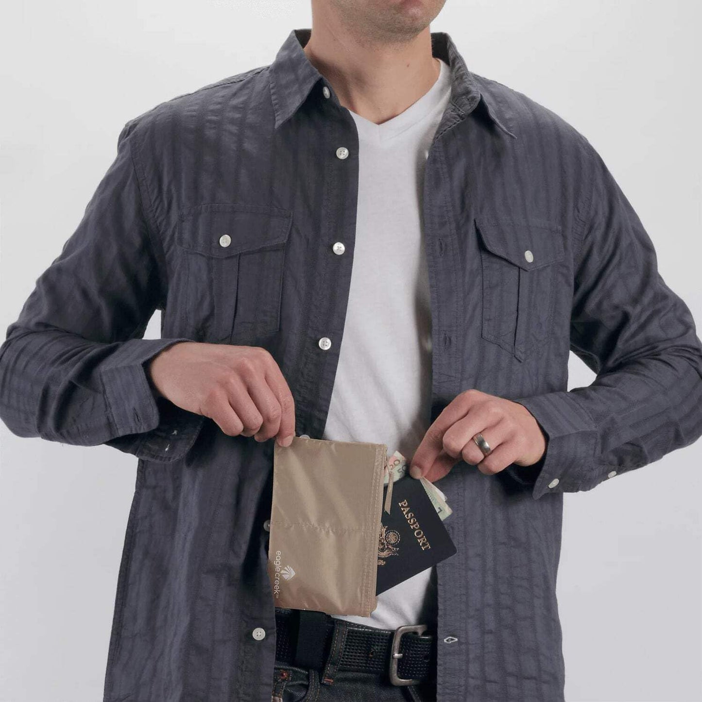 Eagle Creek Undercover Hidden Pocket, Khaki