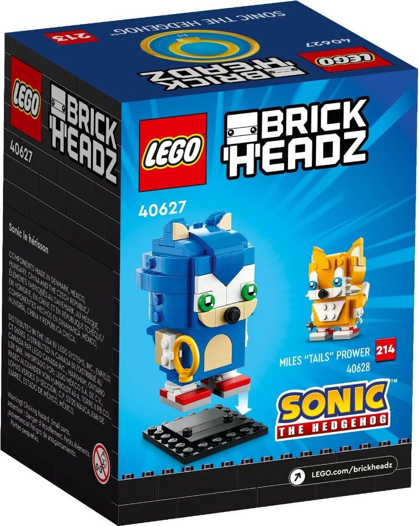 LEGO BrickHeadz 40627 - Sonic The Hedgehog™, Blue