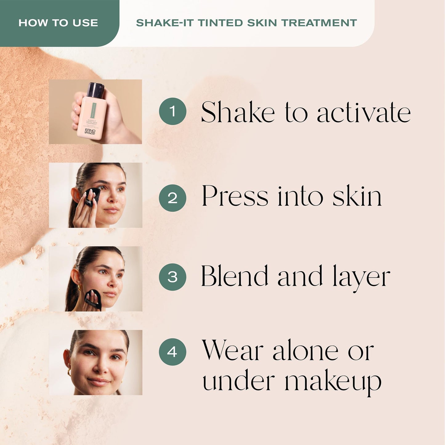 Erno Laszlo Shake-It Tinted Skincare Finisher – Neutral Matte Face Tint for Lighter Skin, Evens Tone & Minimizes Pores, 3 fl oz