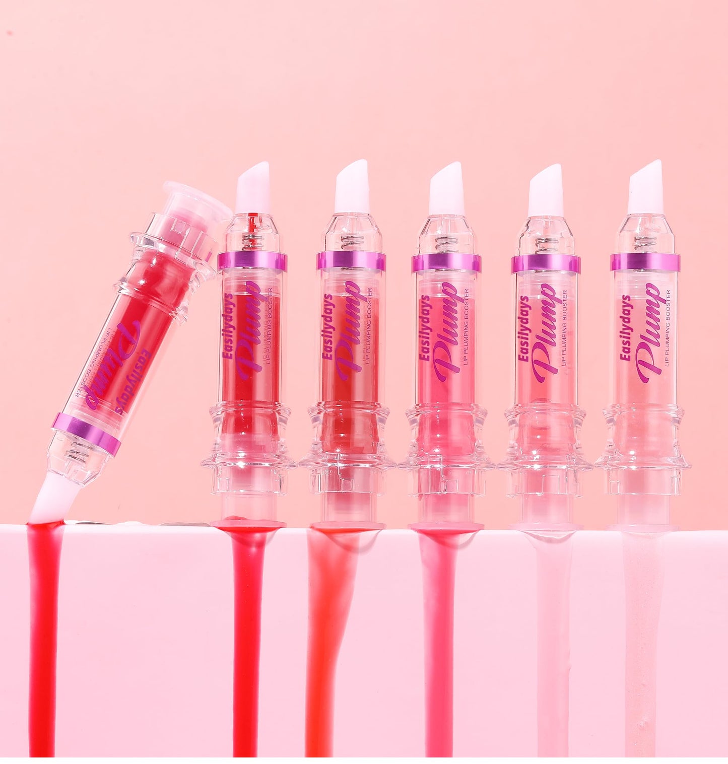 Easilydays Lip Plumper #02 – Spicy Lip Gloss & Lipstick, Hydrating, Volumizing, High-Shine Lip Glass for Plump Pout