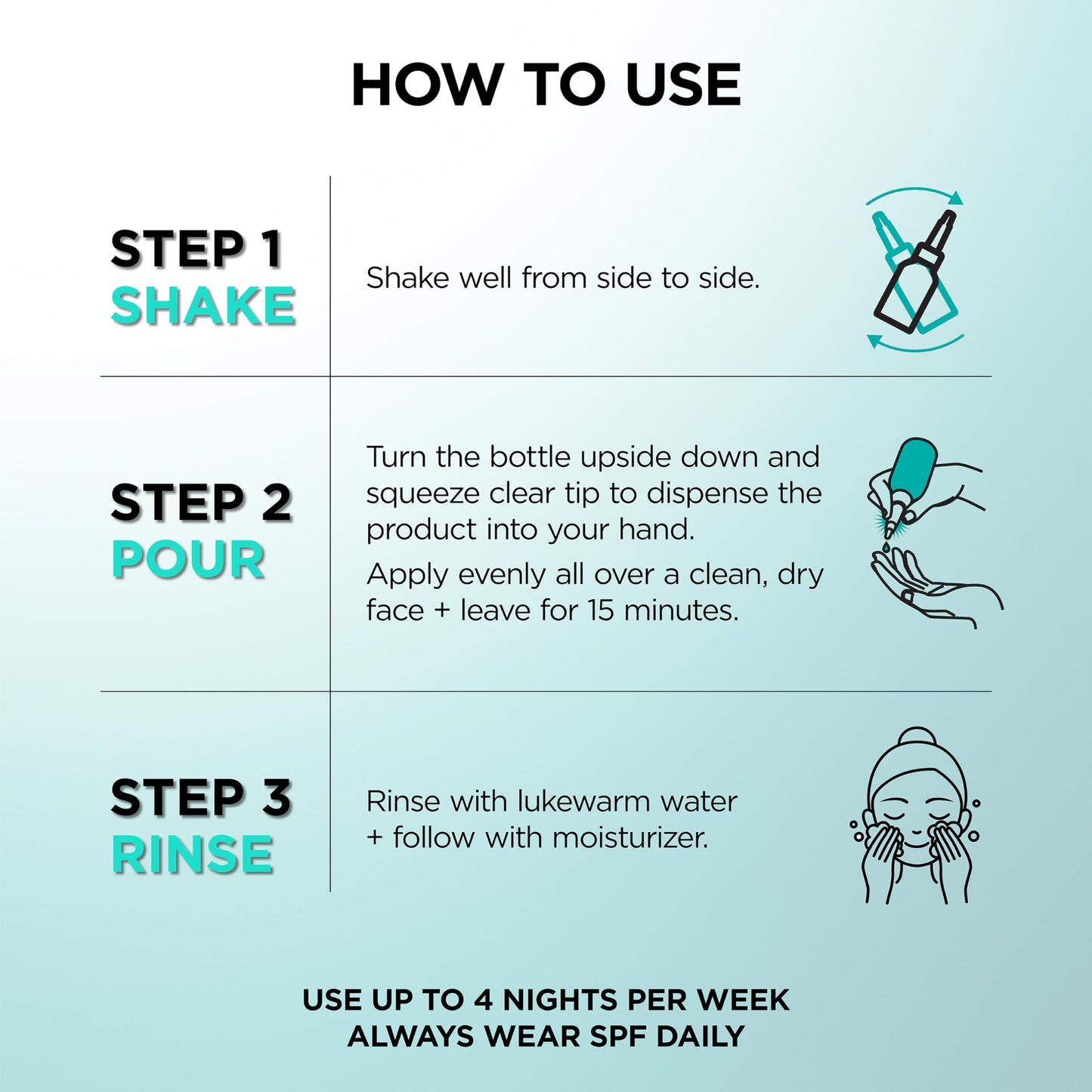 L'Oreal Paris Bright Reveal Dark Spot Exfoliant Peel with 25% AHA BHA PHA – Gentle Face Exfoliator, Reduces Dark Spots + SPF Sample