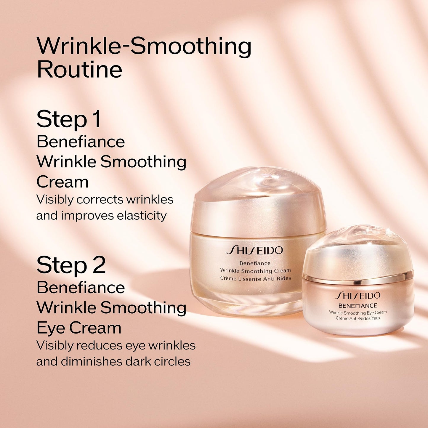 Shiseido Benefiance Wrinkle Smoothing Eye Cream, 15 mL – Reduces Wrinkles, Dark Circles & Puffiness, 48-Hour Hydration, All Skin Types