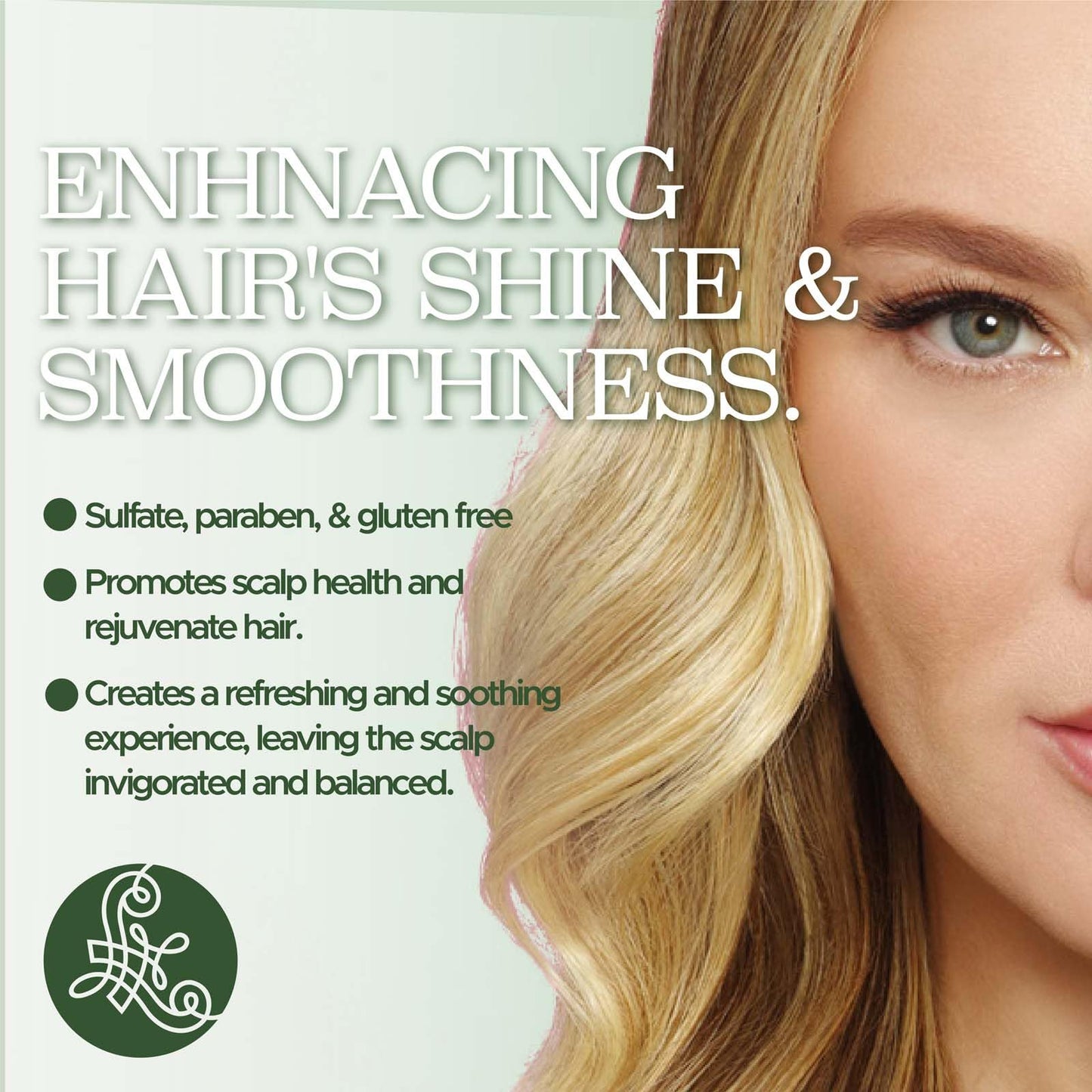 Luseta Rosemary Mint Strengthening Shampoo & Conditioner Set 16.9oz×2 – Nourishes Thin Hair, Reduces Frizz & Adds Shine for All Hair Types