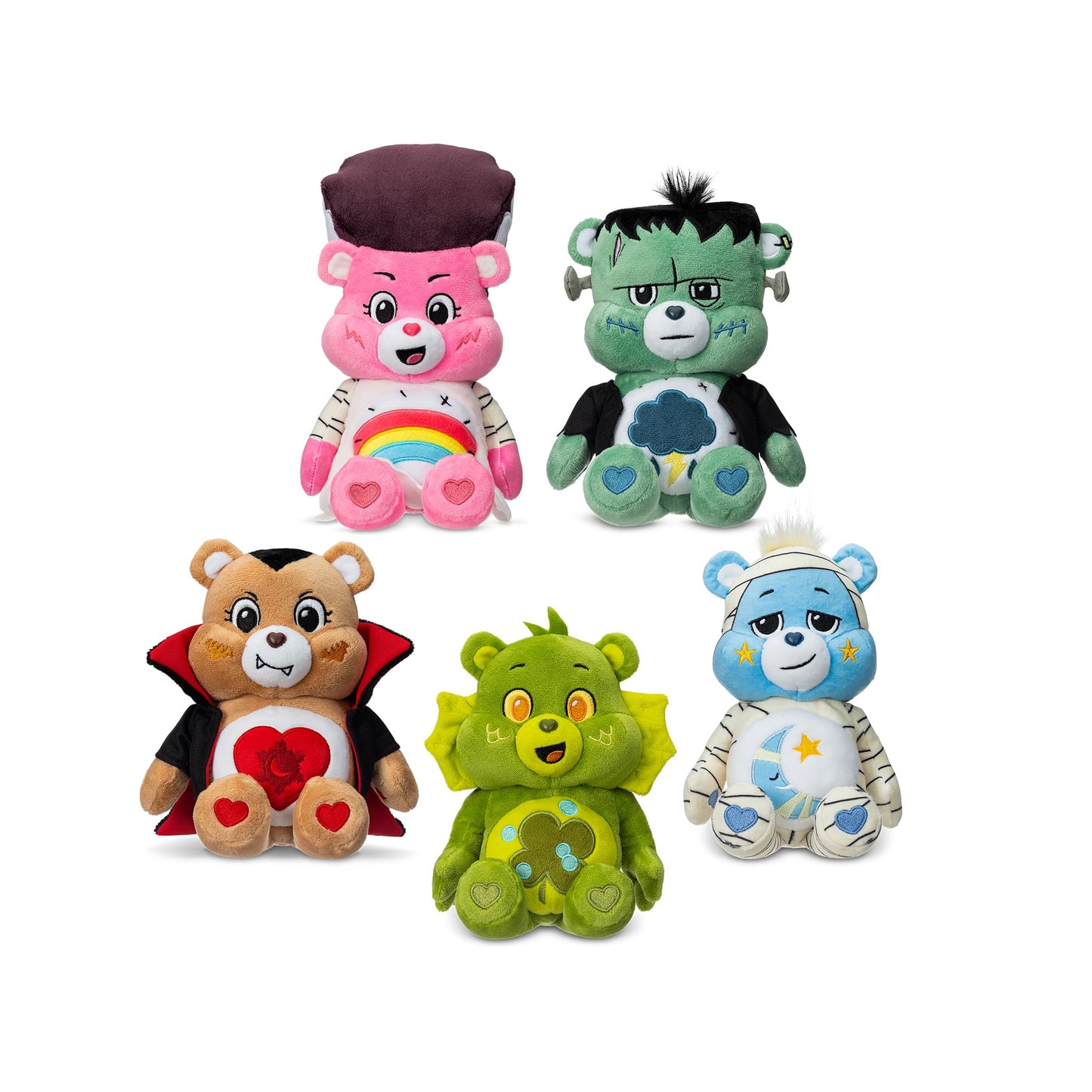 Care Bears Universal Monsters 9" Fun Size Plush - Grumpy as Frankenstein - Soft, Huggable Plushie, Stuffed Animal for Girls and Boys, Ages 4+