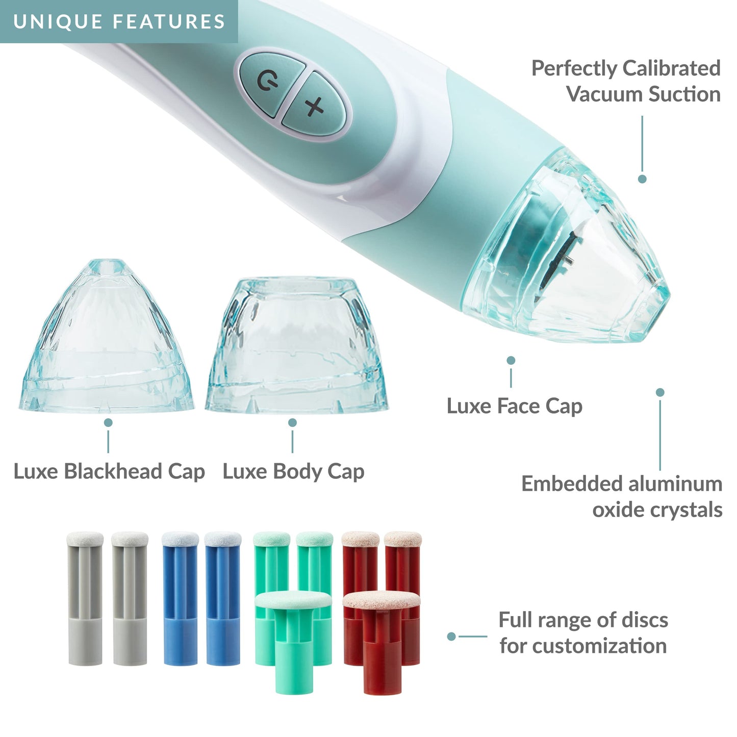 PMD Beauty Personal Microderm Elite Pro - At-Home Microdermabrasion Kit for Face & Body with Exfoliating Crystals & Adjustable Suction