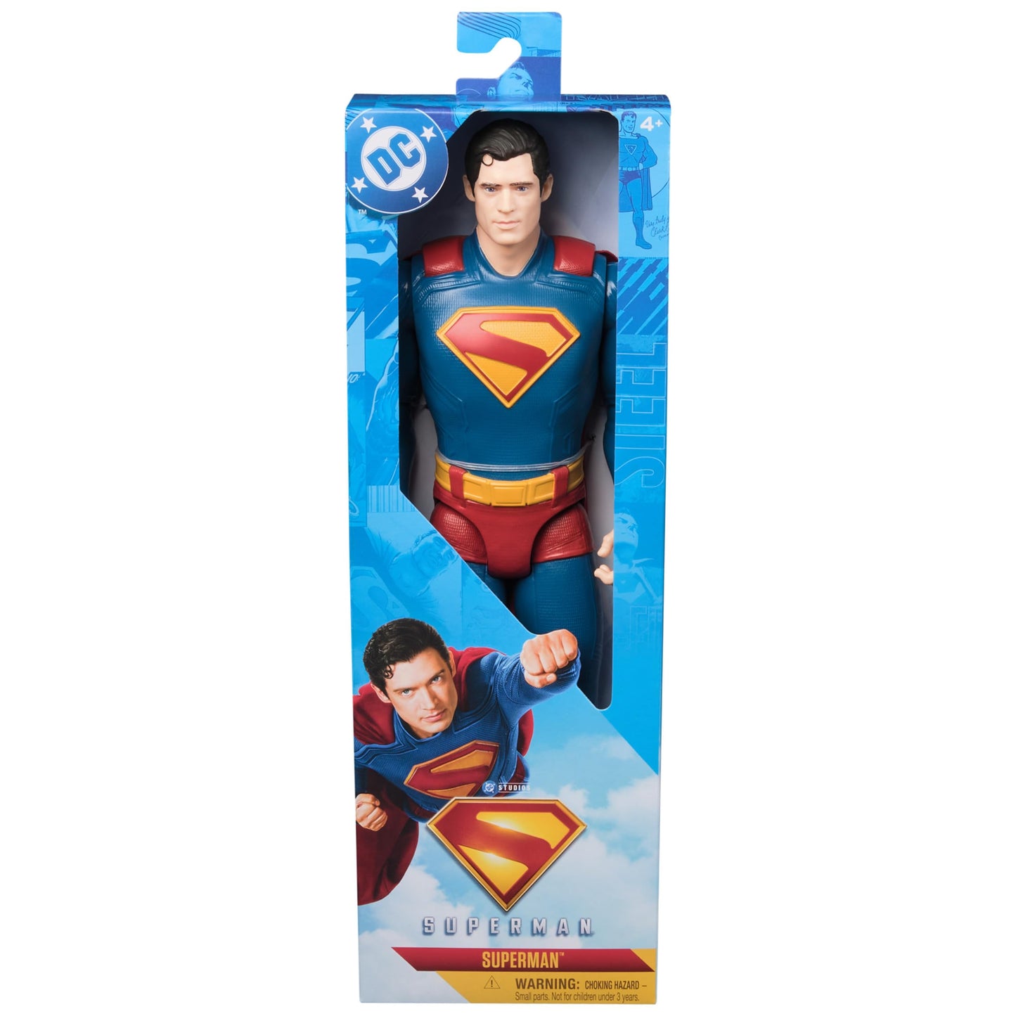 DC Comics, Superman 12-inch Superhero Action Figure, Kids Toys for Boys and Girls Pretend Play, for Ages 4 and Up