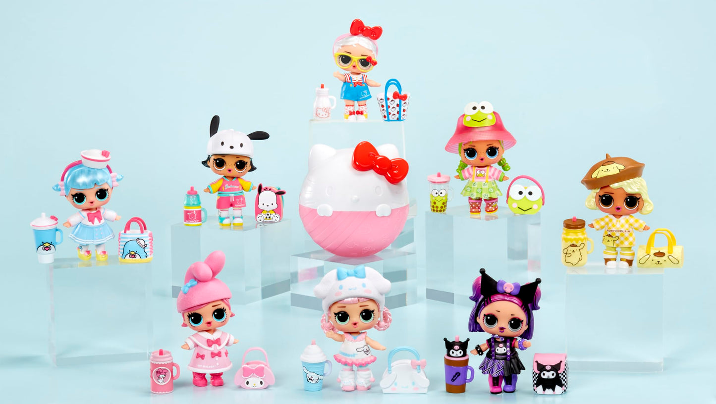 LOL Surprise! Loves Hello Kitty and Friends with 7 Surprises – 8 Limited-Edition Dolls – Great Gift for Kids Ages 4+
