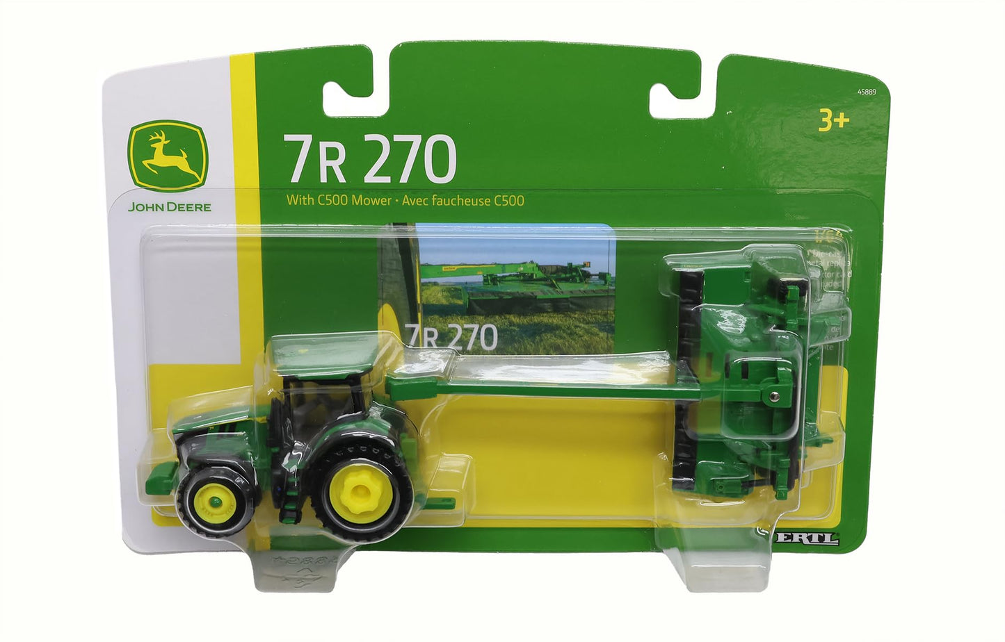 John Deere 1/64 7R 270 with Mower Set Toy - LP82782
