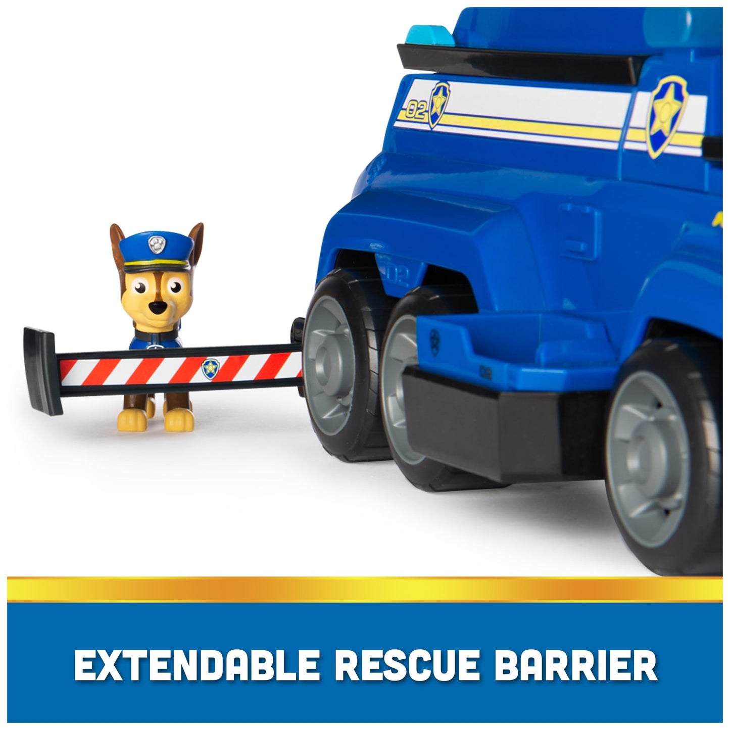 PAW Patrol Team Cruiser, Large Scale Vehicle with Exclusive Chase, Marshall, Skye, Rubble, Rocky & Zuma Action Figures, Toys for Boys & Girls Ages 3+