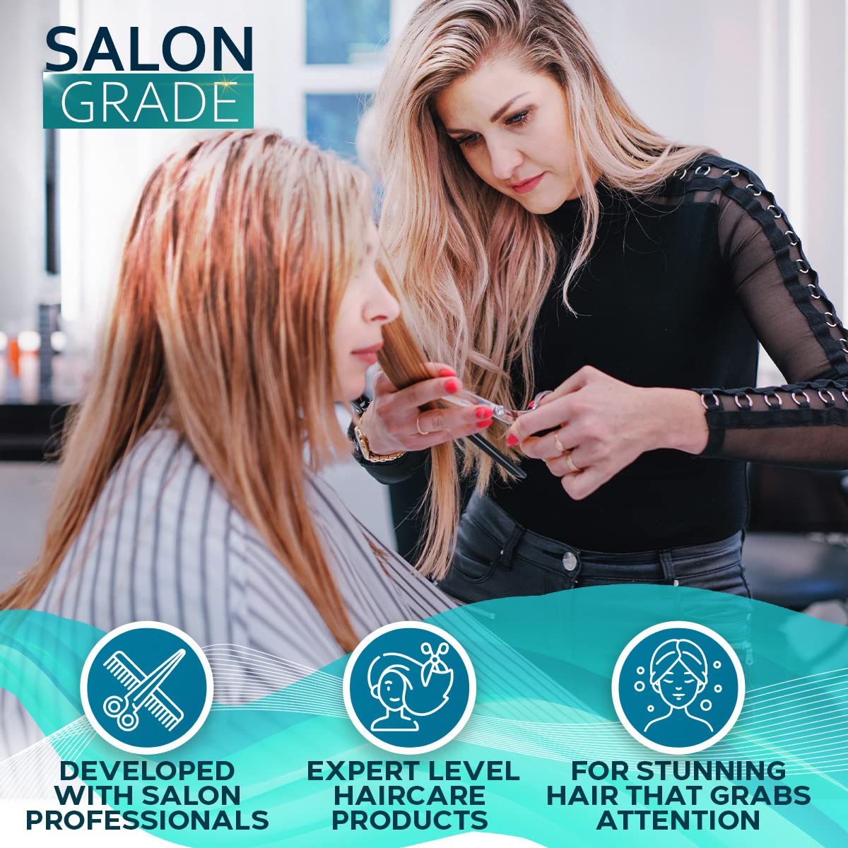 Biotin Hair Thickening Serum for Men & Women – Strengthening Treatment with Natural Botanical Oils to Boost Thin Hair, Add Volume & Shine