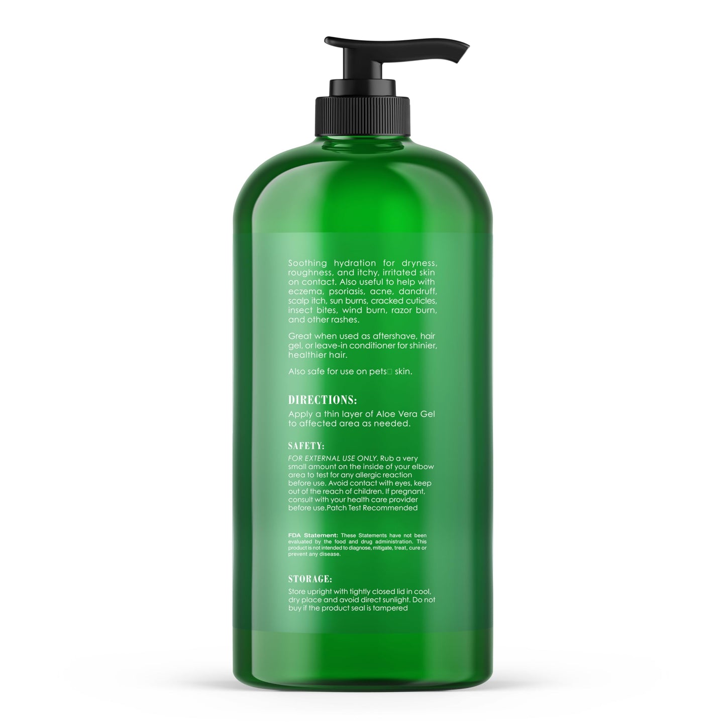 Botanic Hearth Aloe Vera Gel – 100% Pure, Vitamin C Enriched, Soothes Dry & Itchy Skin, Alcohol & Fragrance Free, 16 fl. oz