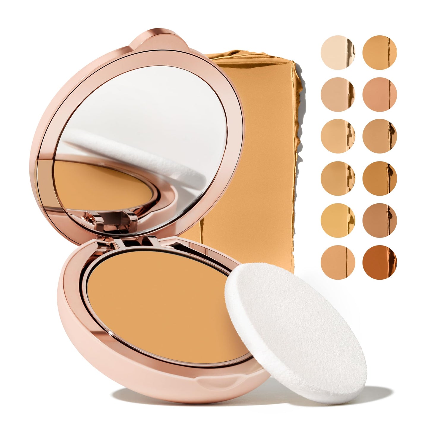Toty by Sofia Vergara Ilumina CC Cream Compact SPF 50+ Mineral Tinted Sunscreen - Matte, Light Coverage, Water & Sweat Resistant, 3W