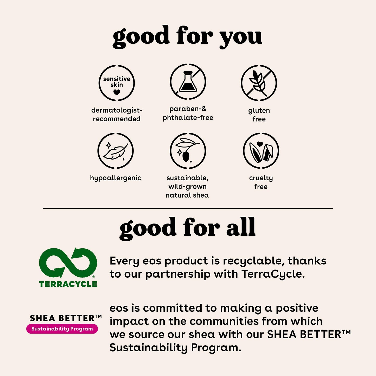 eos Cashmere Lip Butter, Vanilla Cashmere, eos Lip Butter with Plumping Peptides For Smooth Lips, 0.35 fl oz