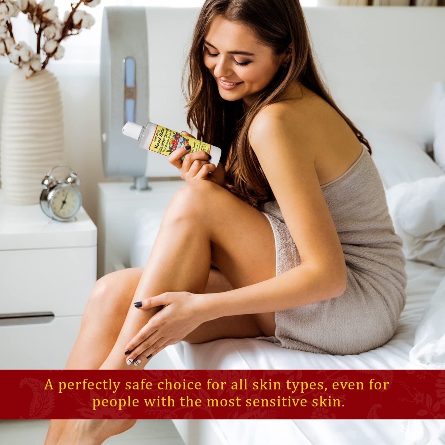 Maui Babe After Browning Lotion, 8oz – Natural Tan Enhancer & Healer, Moisturizing After Sun Body Cream to Extend Tan, Made in USA