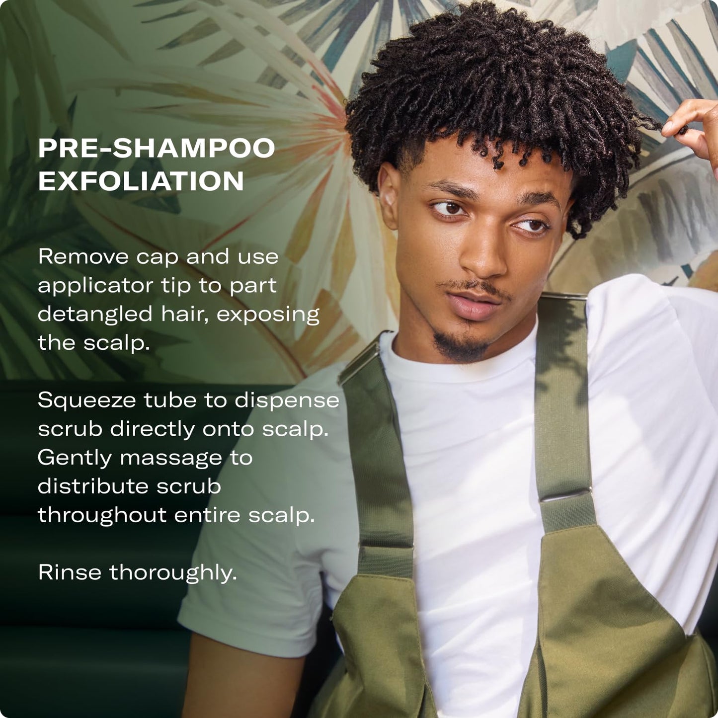 Mielle Organics Rosemary & Mint Sugar Scalp Scrub | Exfoliating Pre-Shampoo Treatment with Biotin | Removes Buildup, Soothes & Moisturizes (6 Fl Oz)