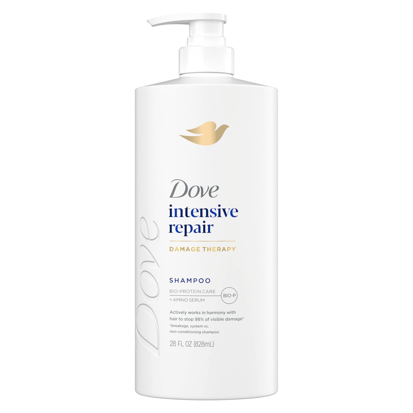 Dove Shampoo Intensive Repair for Damaged Hair with Bio-Protein Care Technology and Amino Serum 28 Fl Oz