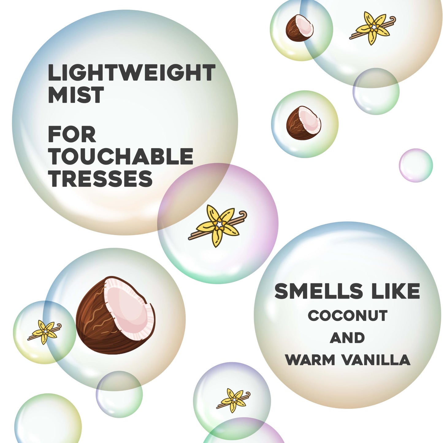 OGX Nourishing + Coconut Oil Weightless Hydrating Hair Mist, Leave-In Treatment with Bamboo Extract, Paraben & Sulfate-Free, 4 Fl Oz