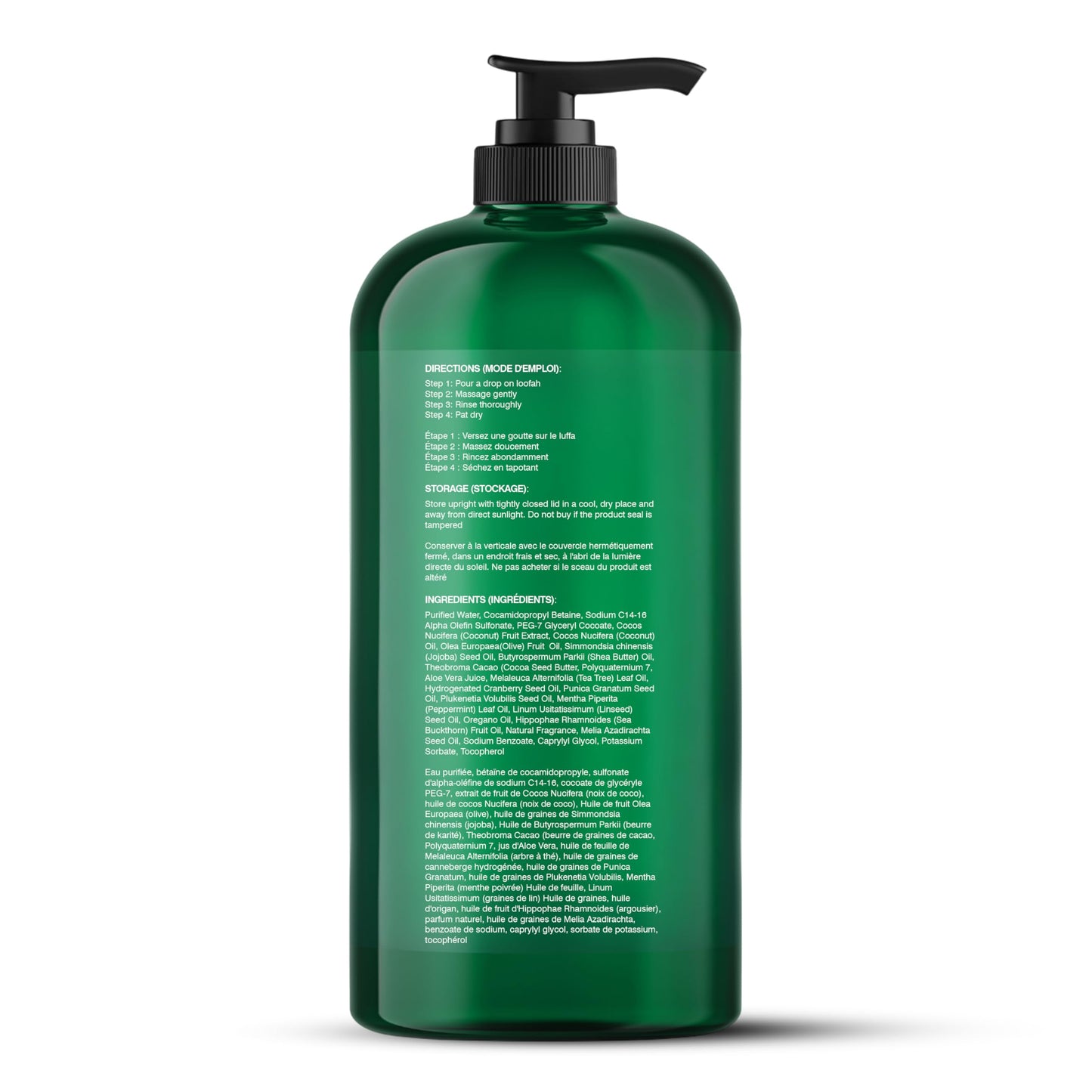 Botanic Hearth Tea Tree Body Wash 16oz – Soothes Dry, Itchy Skin, Antifungal, Sulfate & Paraben Free, 100% Pure Tea Tree Oil, Men & Women