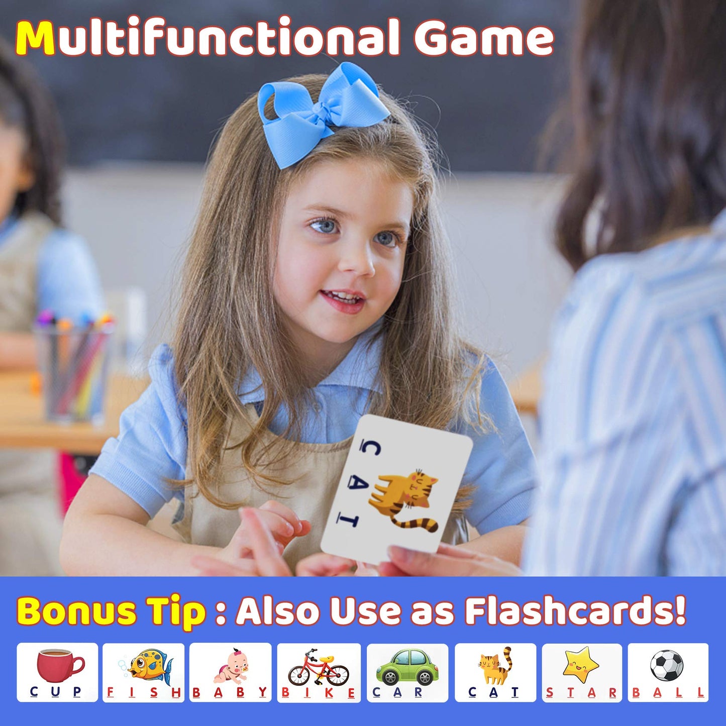 NARRIO ABC Matching Letter Game - Educational Toy for Boys 3-6, Preschool Learning, Toddler & Kids Gift for Birthday or Christmas