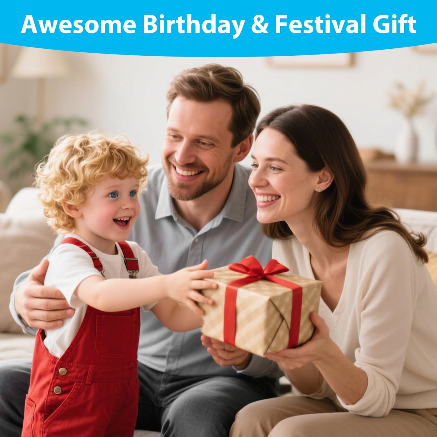 Anbalulu Magnetic Building Tiles, 134PCS Large Magnet Building Set,Magnetic Blocks, 3D STEM Stacking Toys, Magnets Toy for Kids Boys Girls