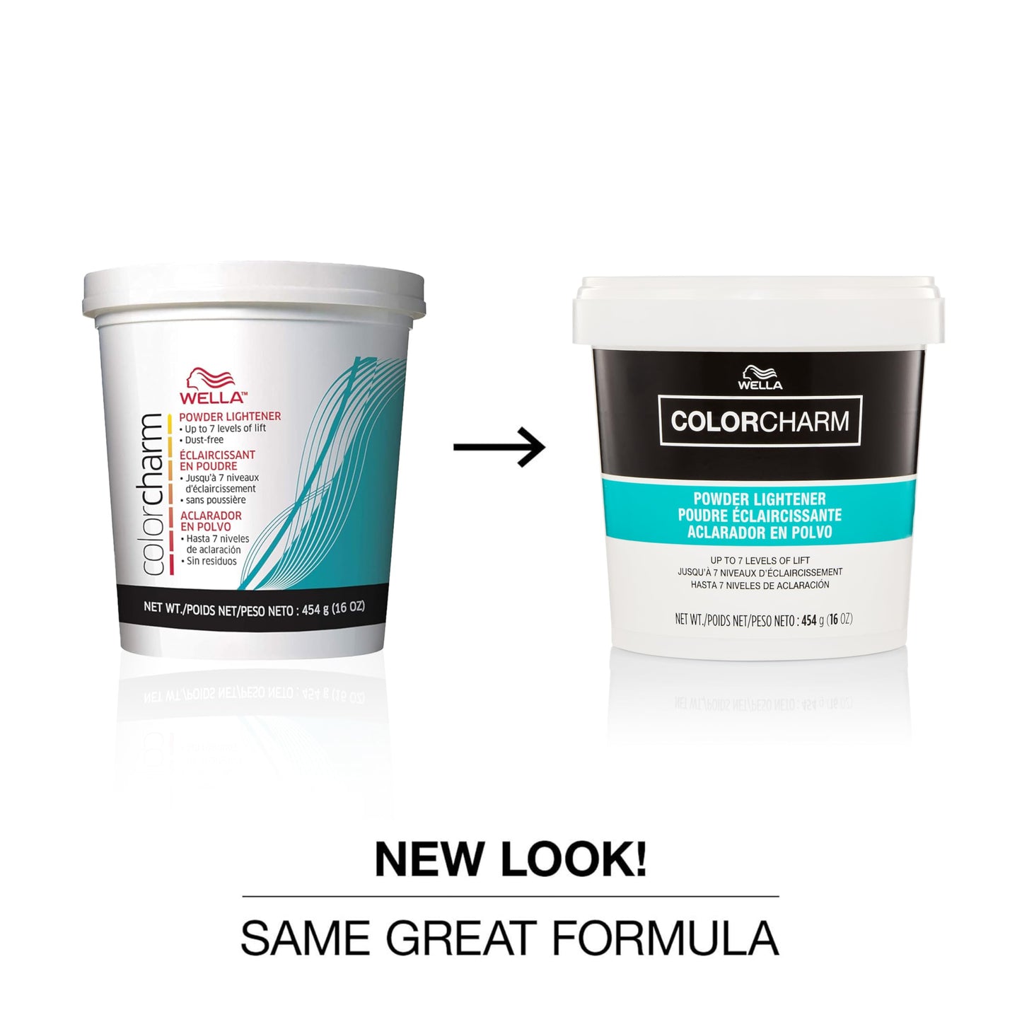 COLORCHARM Powder Hair Lightener | Up to 7 Levels of Lift | Dust Free | 1lb | Packaging May Vary