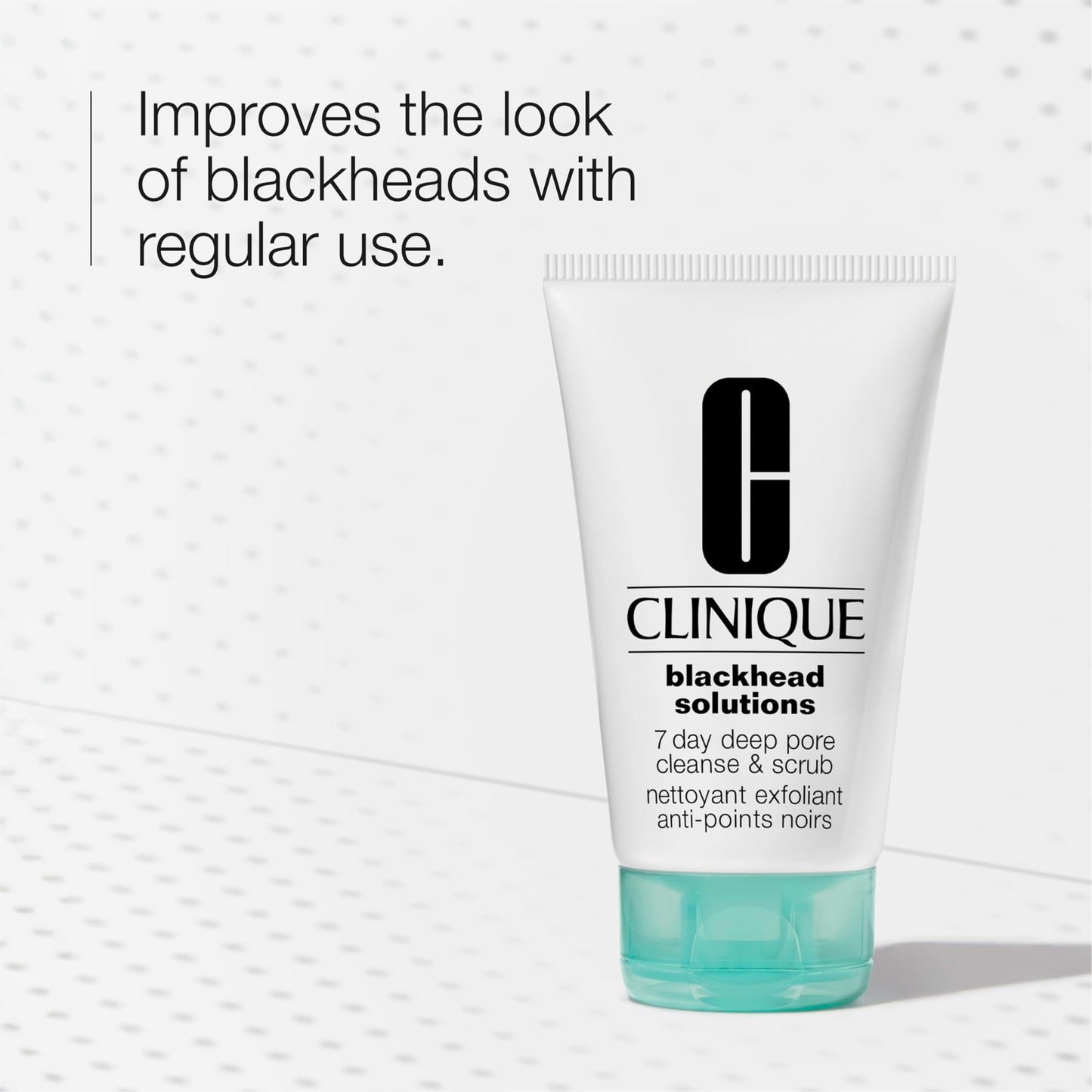 Clinique Blackhead Solutions 7-Day Deep Pore Cleanse & Scrub, Daily Face Cleanser with Salicylic Acid & Vitamin E, 4.2 Fl Oz