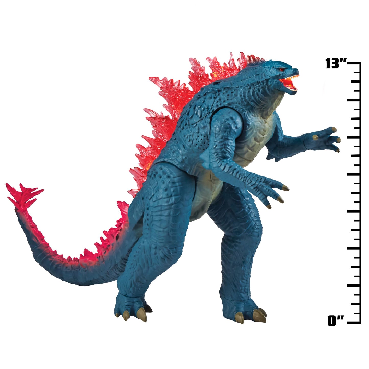 Godzilla x Kong: 13" Mega Deluxe Heat Ray Misting Breath Godzilla Figure by Playmates Toys