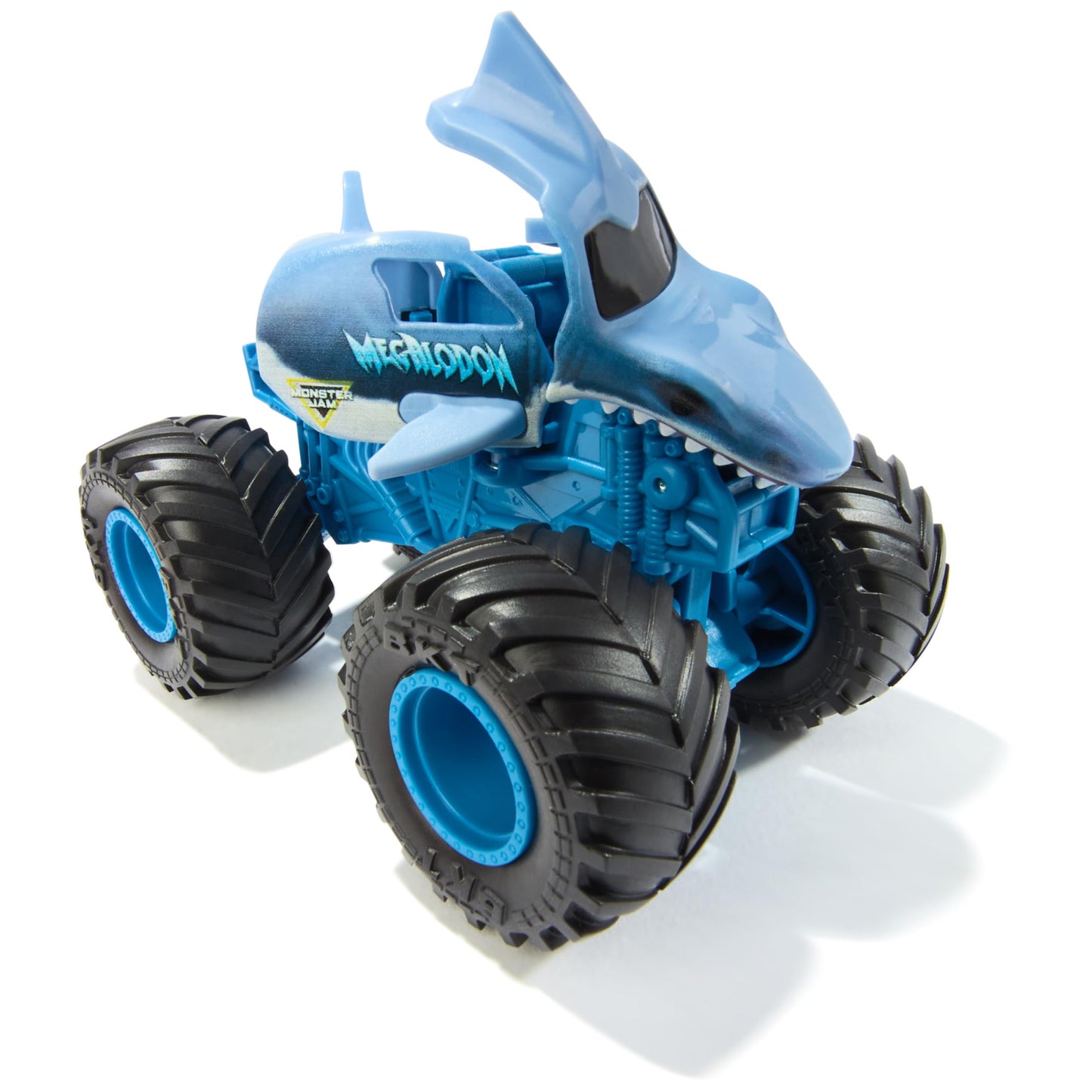 Monster Jam 2-Pack Monster Trucks – Megalodon & El Toro Loco, 1:64 Die-Cast, Repairable, Kids Toys for Ages 3+
