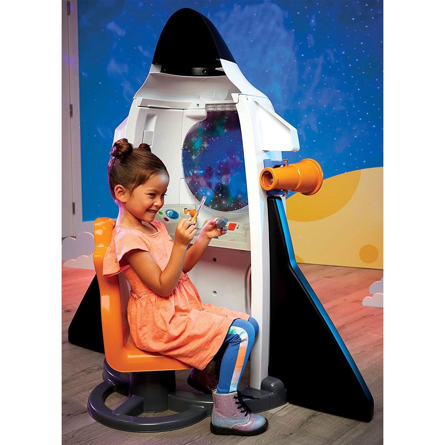 Little Tikes Adventure Rocket Realistic Space Astronaut Pretend Role Play for Kids, Boys, Girls, 2-6 Years Old, 40 x 18 x 18 inches