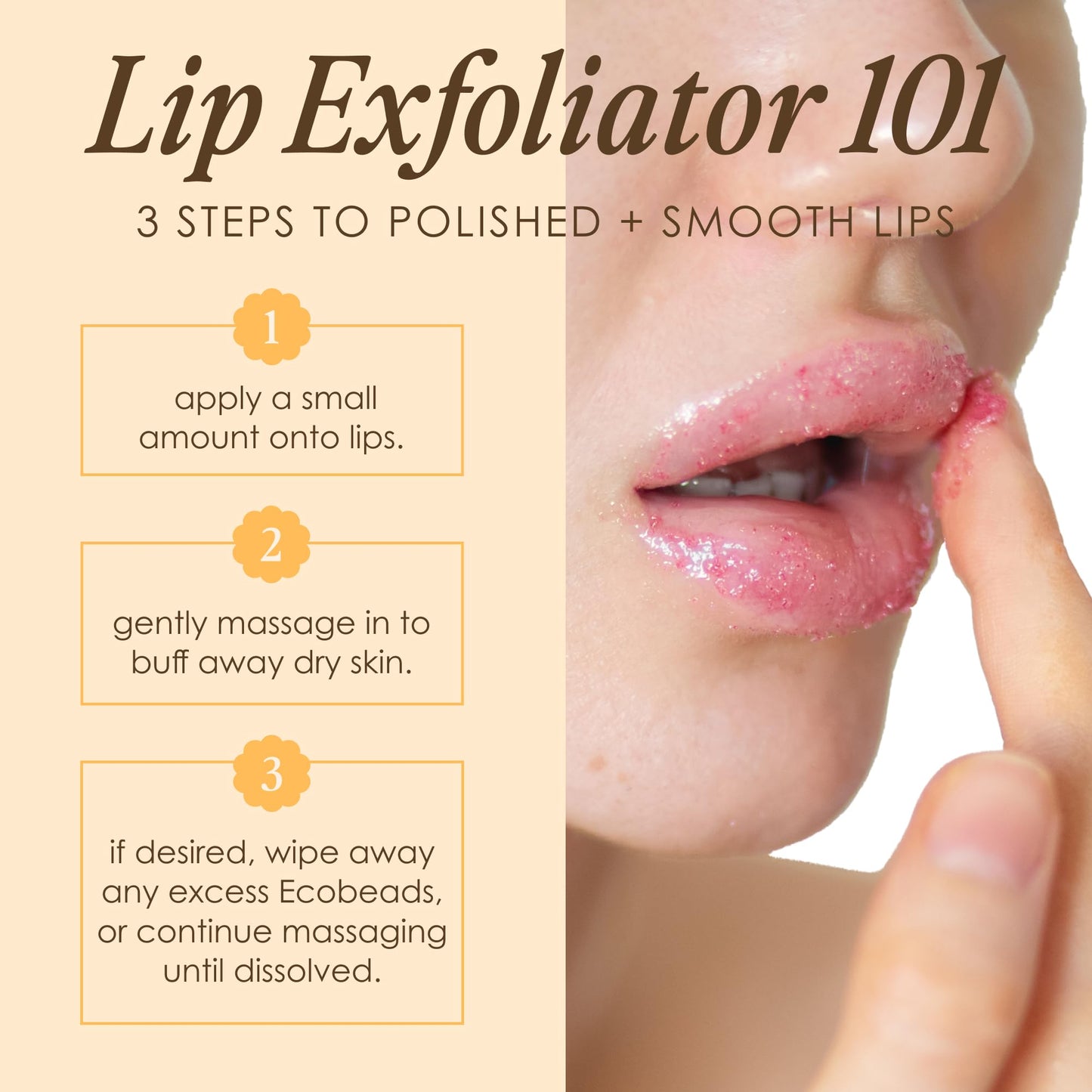 Grande Cosmetics GrandeBUFF Moisturizing Lip Scrub with Mango Butter & Shea Butter - for Smoother, Softer-Looking Lips (0.53 fl oz)