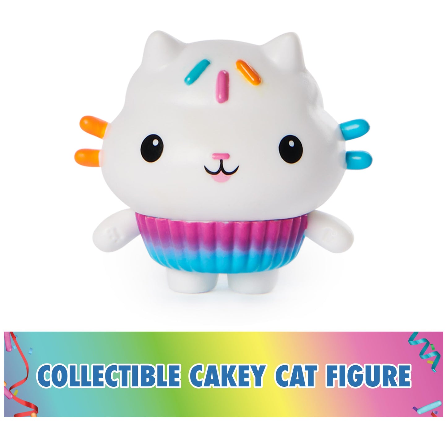 Gabby’s Dollhouse, Cakey’s Fruit Smoothie Balcony Playset, 8-Pcs with Toy Figures, Dollhouse Accessories & Sensory Play, Kids Toys for Girls & Boys 3+