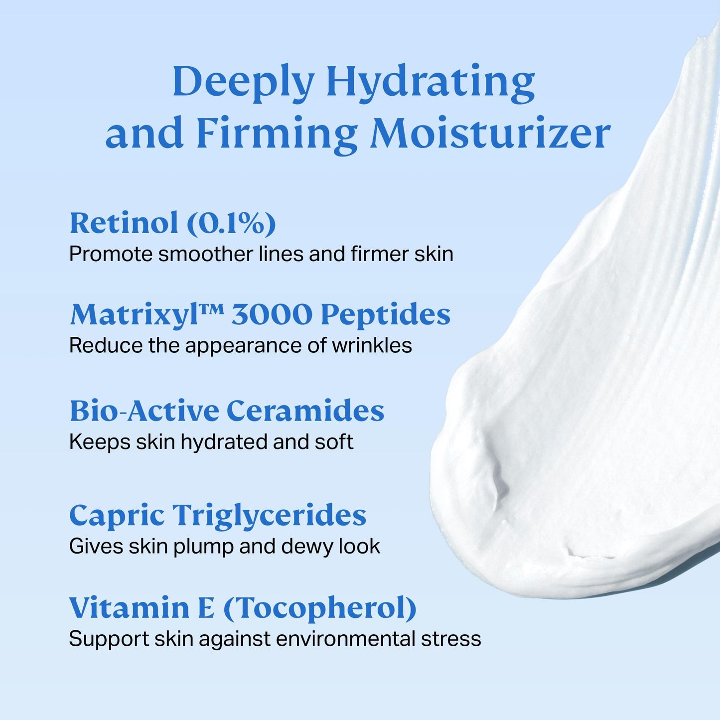 HYDRONOVA Anti-Aging Face & Neck Cream with Retinol – Skin-Firming, Wrinkle-Reducing PM Moisturizer for Women, Face & Décolleté